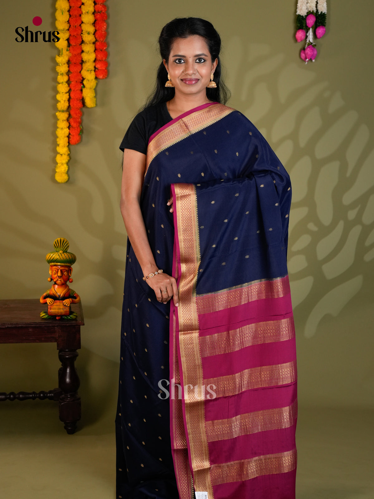 EAS24382 - Mysore Silk - Saree - Shop on Shrus.com