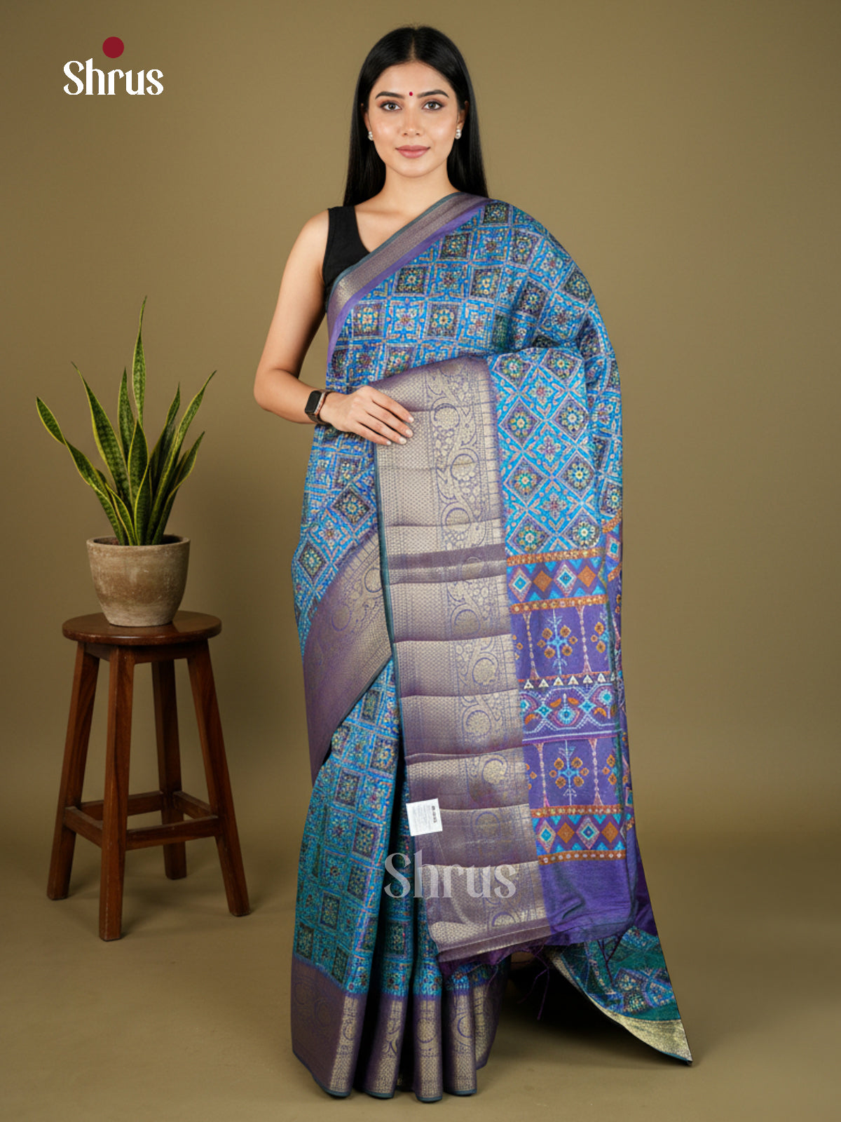 EAS27026 - Semi Patola-Kanchi Border Saree