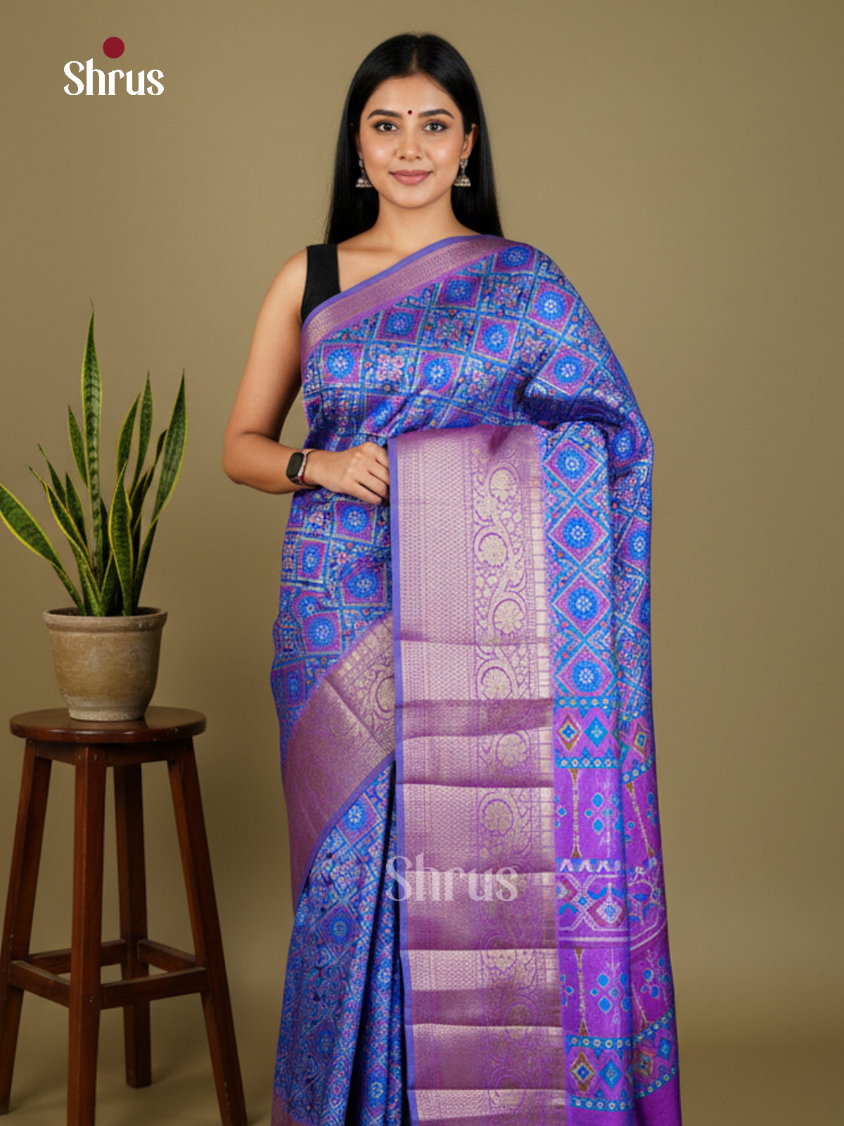 EAS27038 - Semi Patola-Kanchi Border Saree