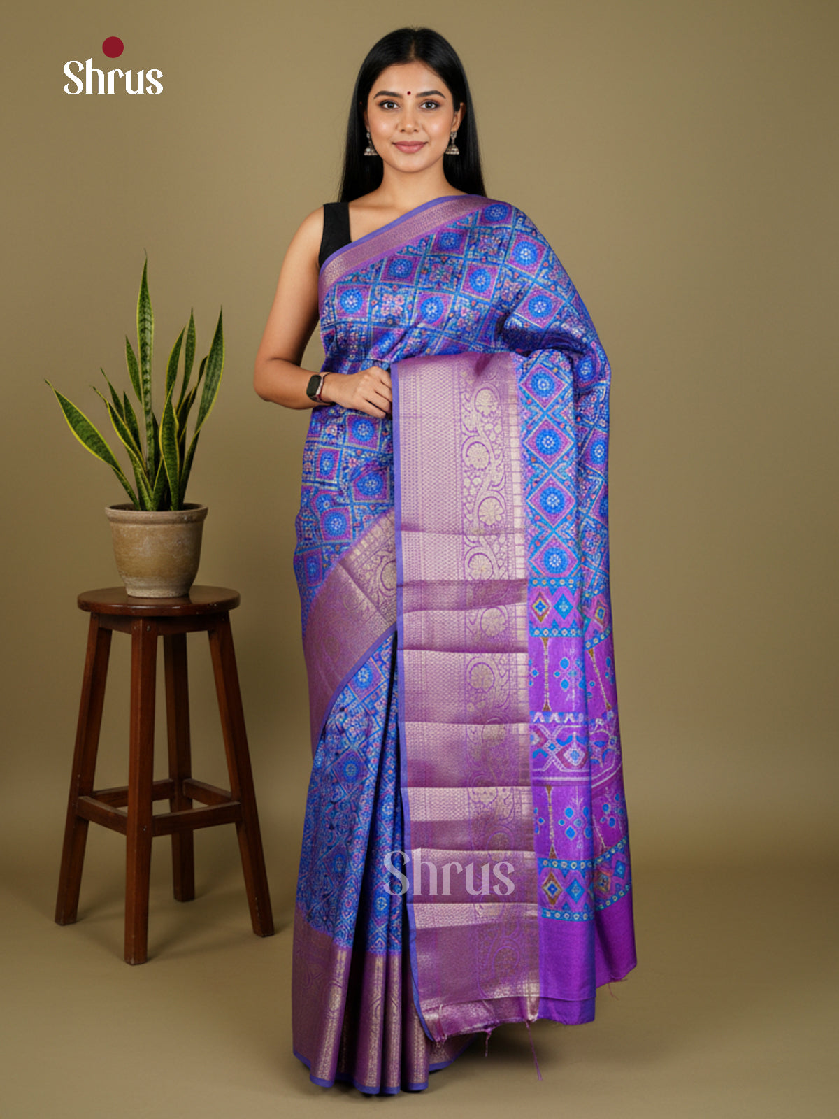 EAS27038 - Semi Patola-Kanchi Border Saree