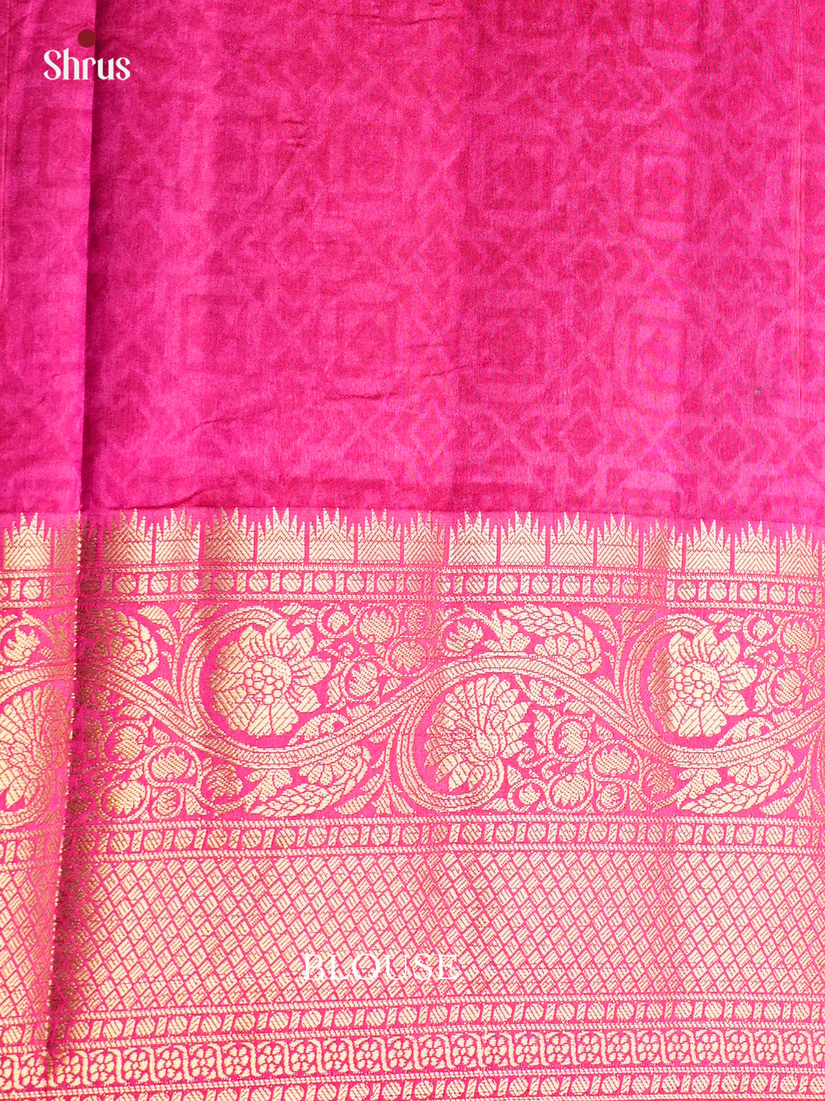 EAS27042 - Semi Patola-Kanchi Border Saree - Shop on Shrus.com