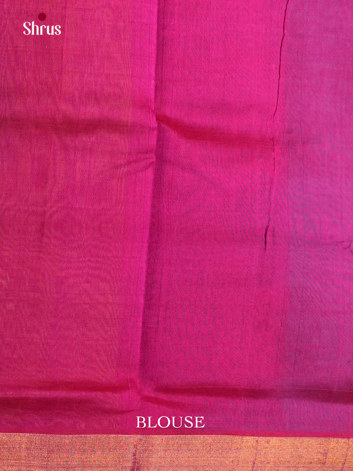Buy Classy Multicolour Saree Online with Ikkat Patterns & Pink Pallu With Zari Lines