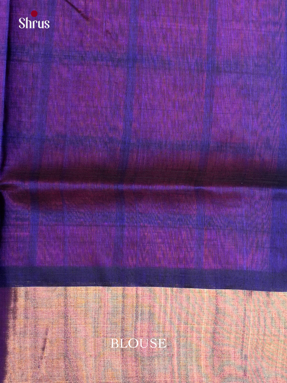 Buy Brilliant Pink Checked Saree Online with Kaddi Zari Border & Navy Blue Chit Pallu