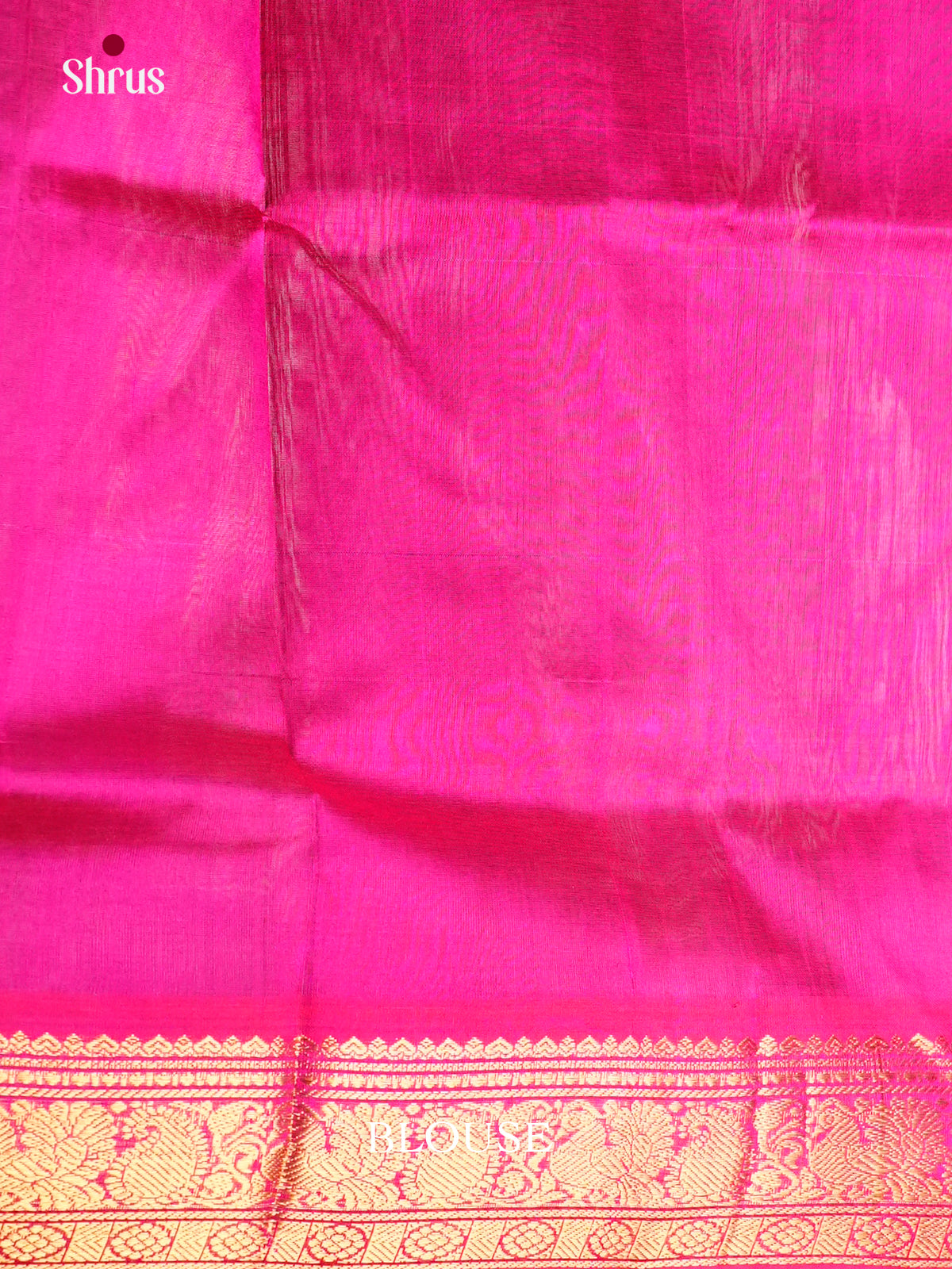 Buy Exquisite Bottle Green Pure Cotton Silk Saree Online with Gold Motifs & Pink Zari Brocade Pallu