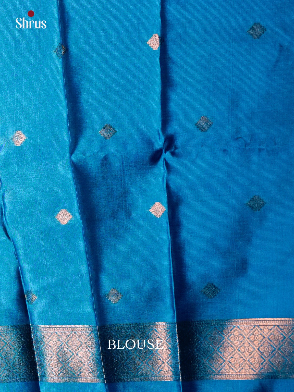 Violet & Blue - Semi Softsilk - Saree  - EAS27334 - Shop on Shrus.com