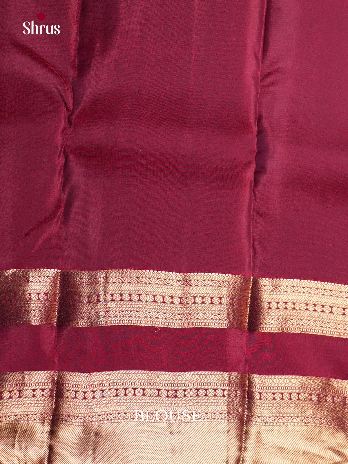 Violet & Maroon  - Kanchipuram-halfpure - Saree- EAS28008 - Shop on Shrus.com