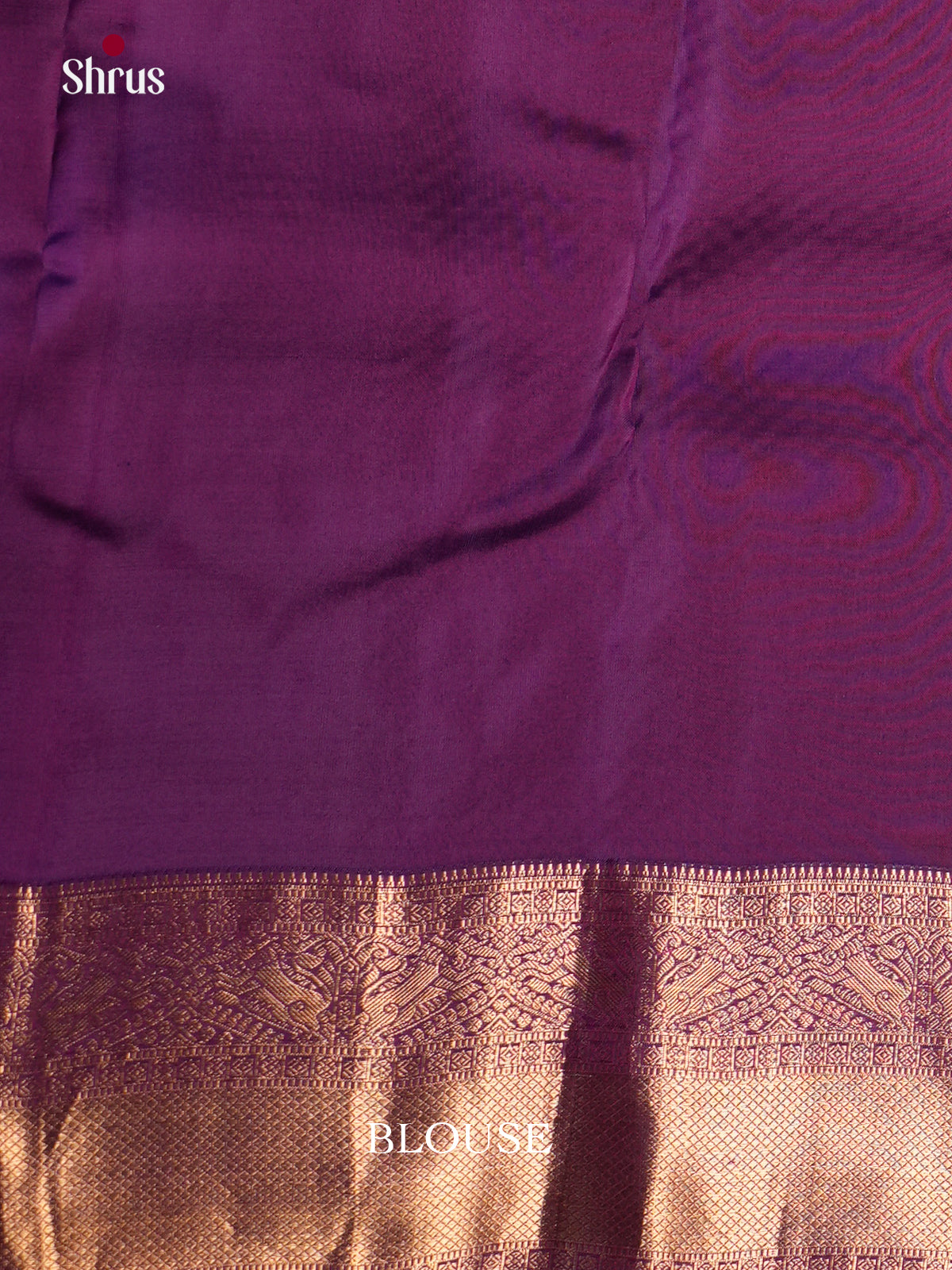 Majenta Pink & Violet  - Kanchipuram-halfpure - Saree- EAS28016 - Shop on Shrus.com