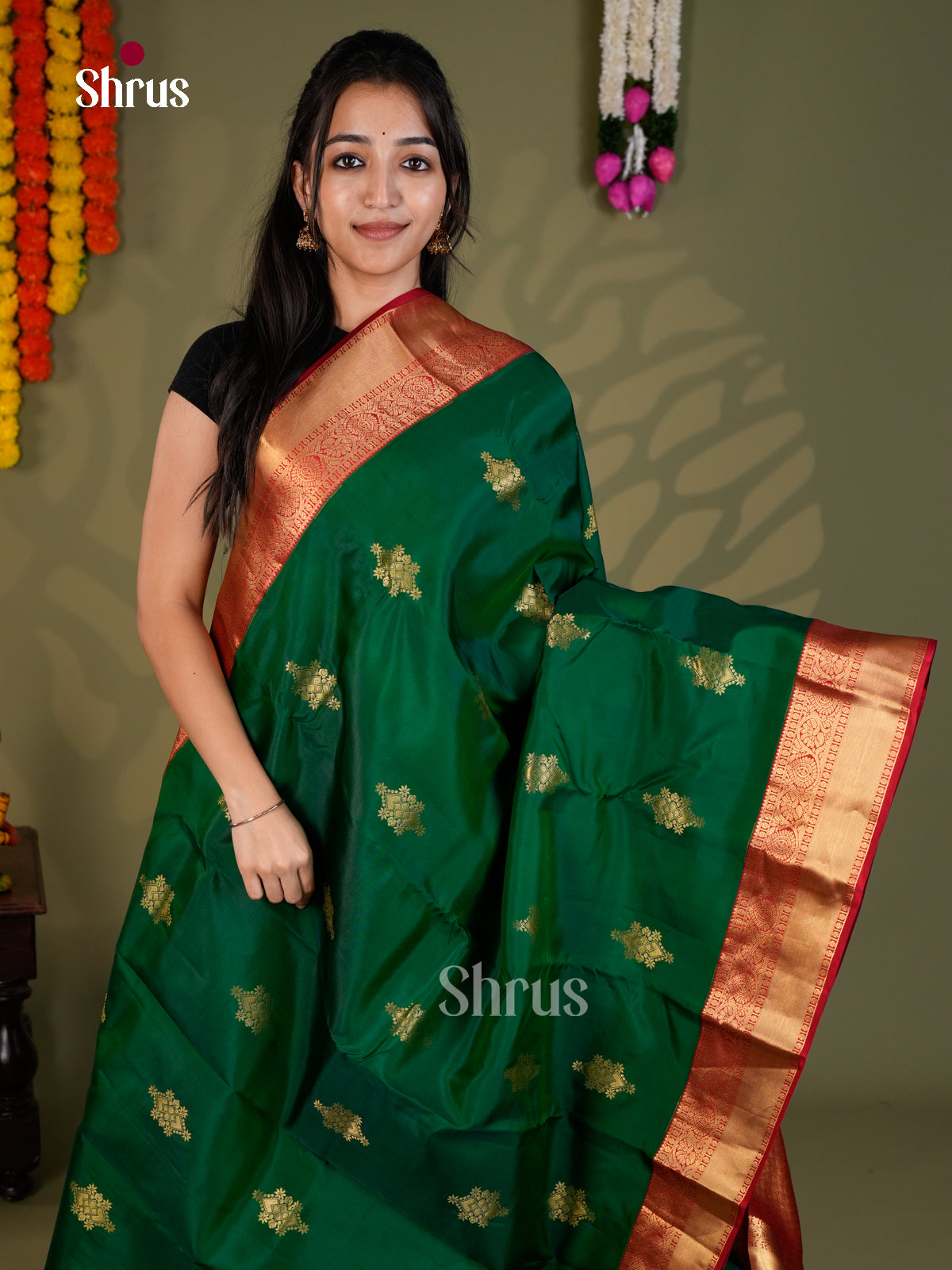 EAS28060 - Kanchipuram-halfpure - Saree - Shop on Shrus.com