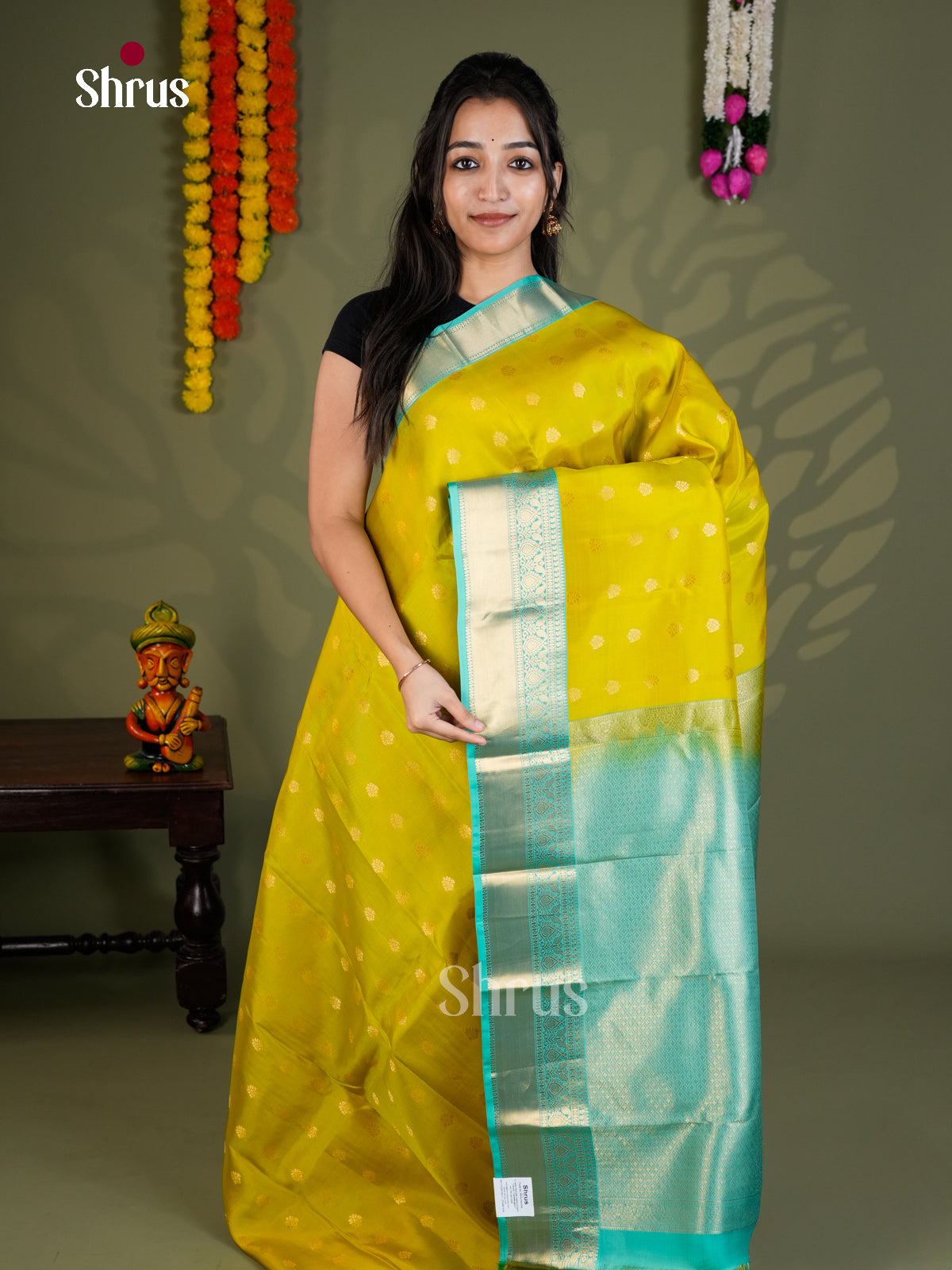 EAS28070 - Kanchipuram-halfpure - Saree - Shop on Shrus.com