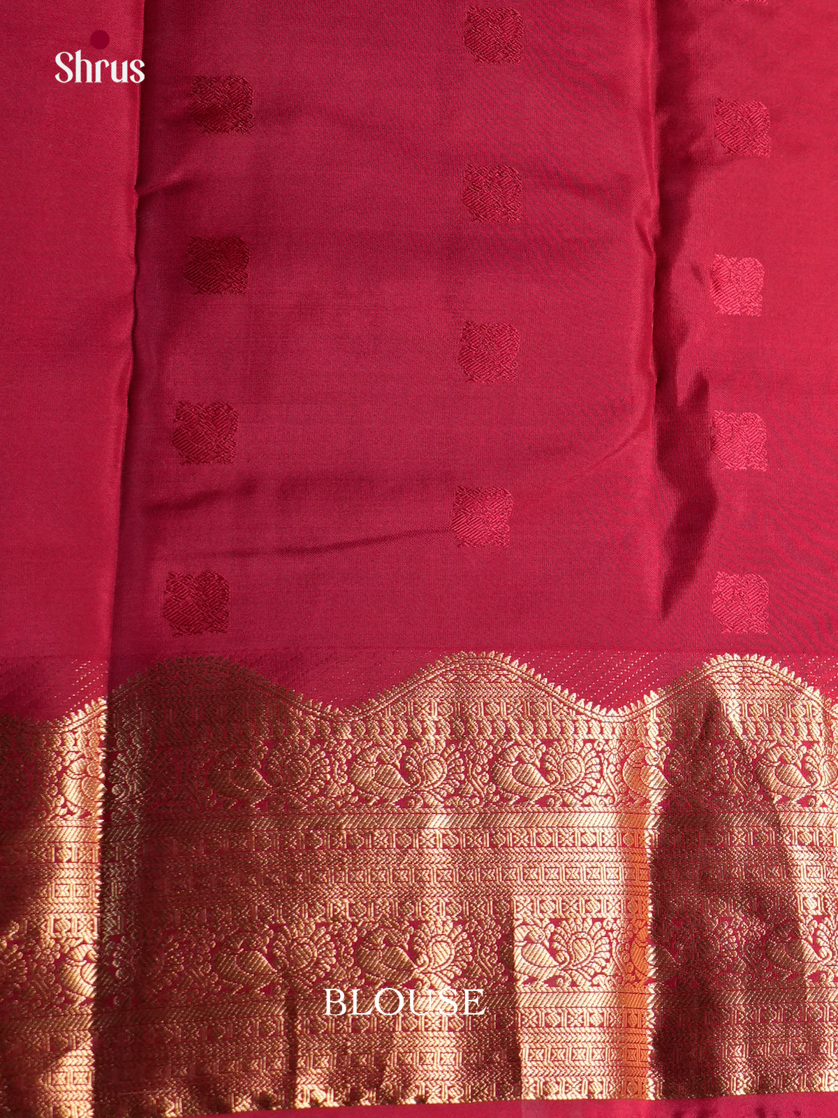 Brown & Maroon- Kanchipuram-halfpure - Saree - EAS28095 - Shop on Shrus.com