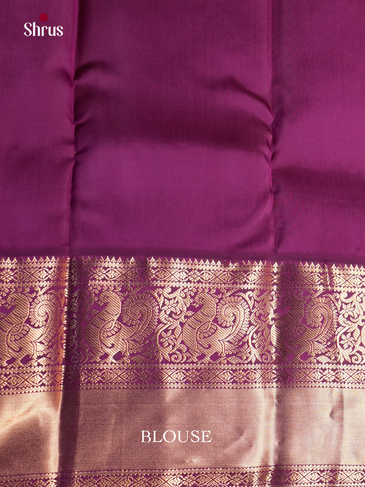 Mauve & Violet  - Kanchipuram-halfpure - Saree- EAS28099 - Shop on Shrus.com