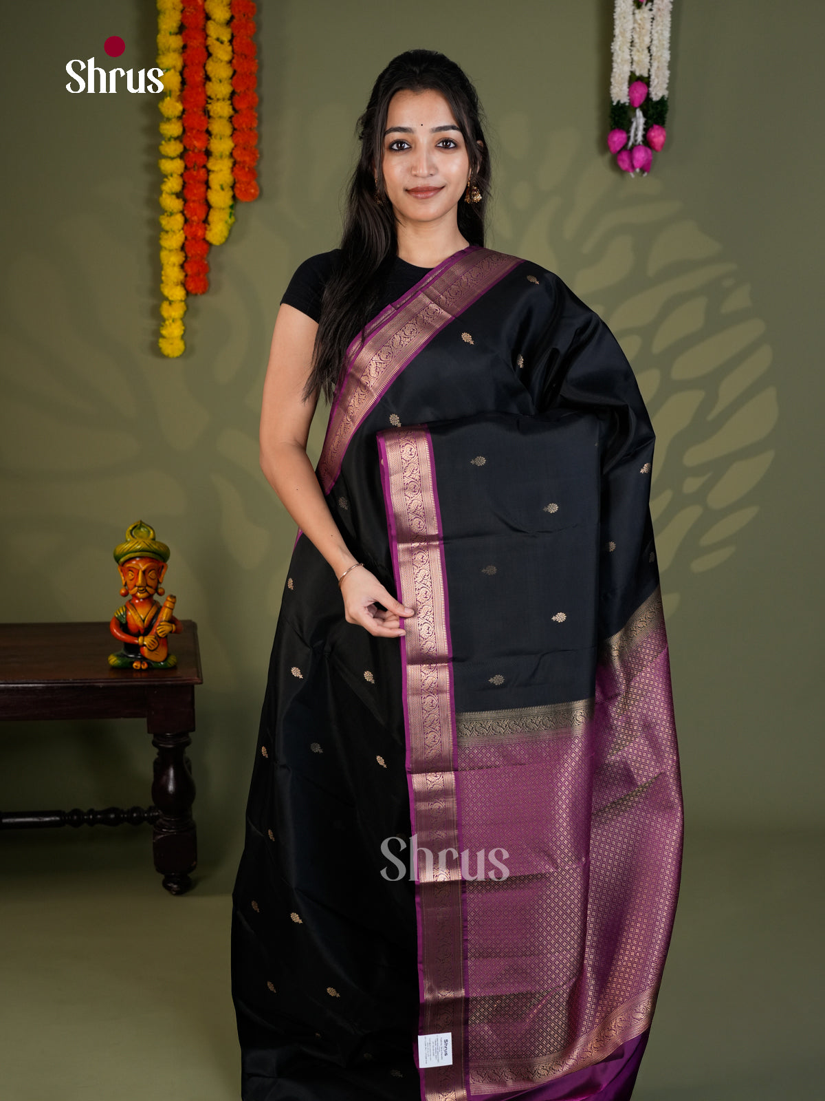 EAS28100 - Kanchipuram-halfpure - Saree - Shop on Shrus.com