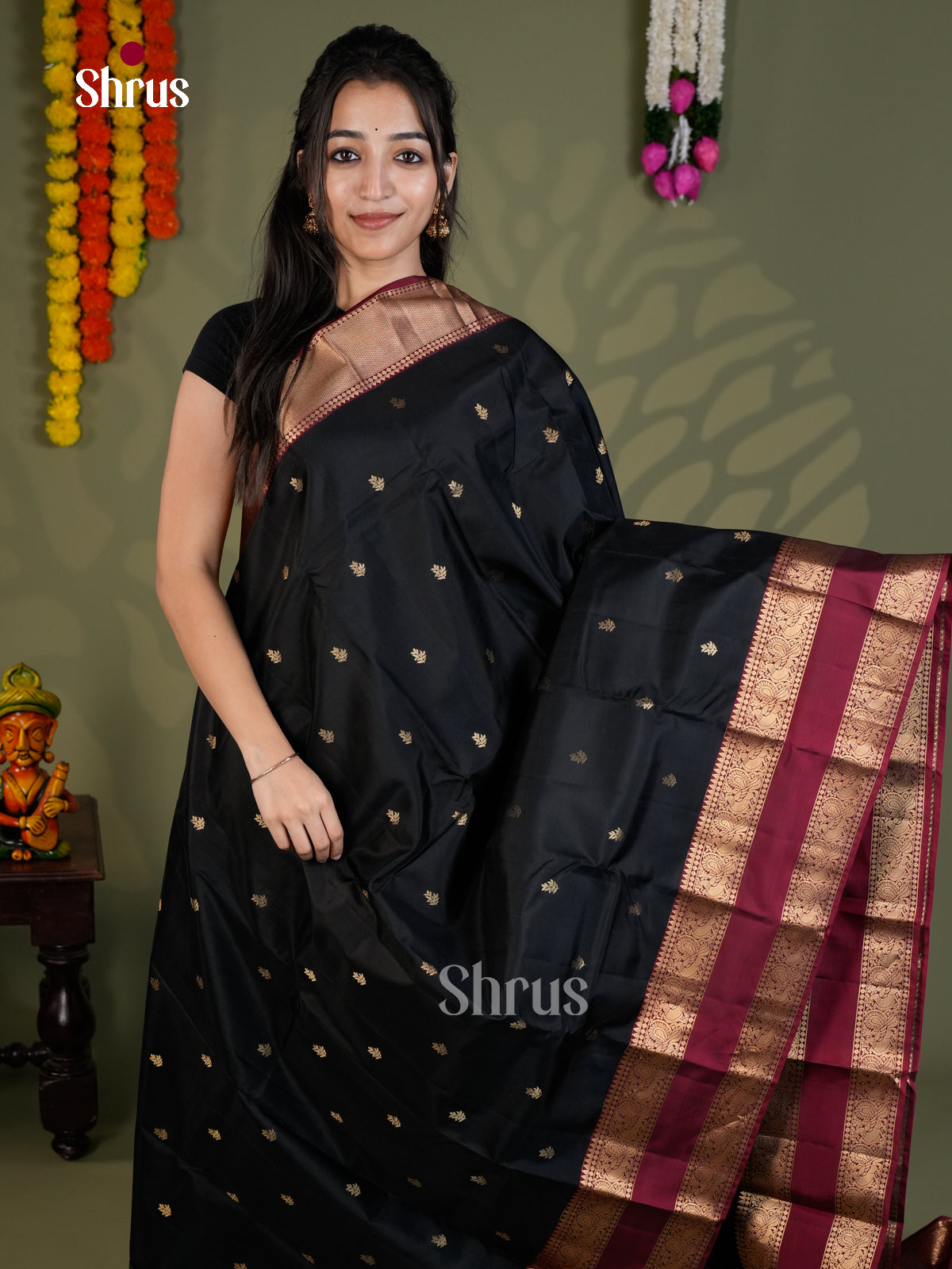 EAS28101 - Kanchipuram-halfpure - Saree - Shop on Shrus.com