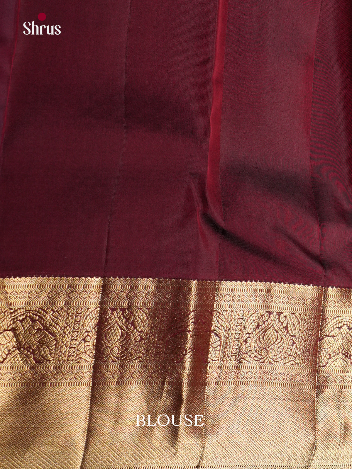 Blue & Maroon- Kanchipuram-halfpure - Saree - EAS28146 - Shop on Shrus.com