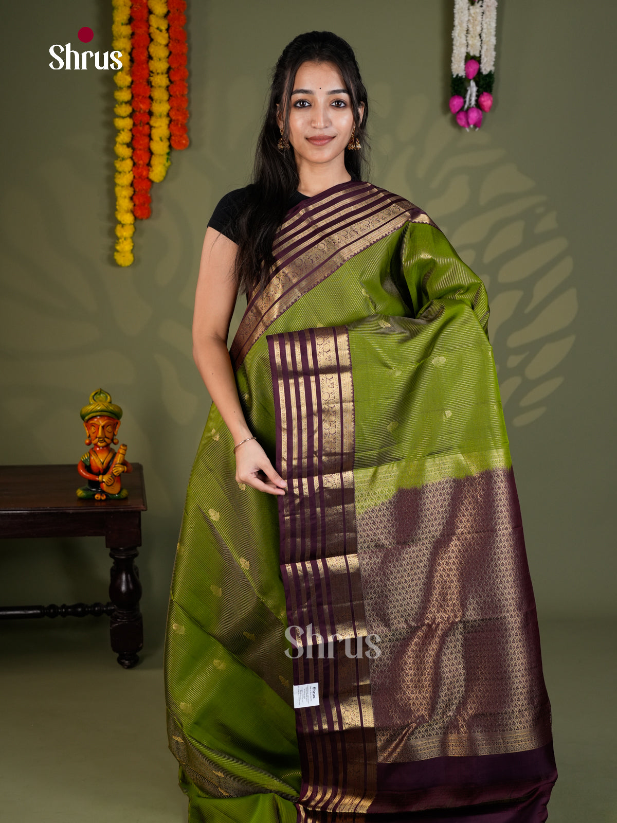 EAS28150 - Kanchipuram-halfpure - Saree - Shop on Shrus.com
