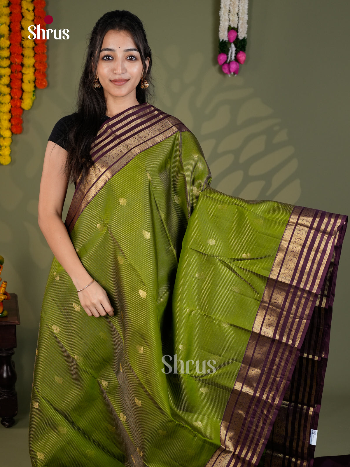 EAS28150 - Kanchipuram-halfpure - Saree - Shop on Shrus.com