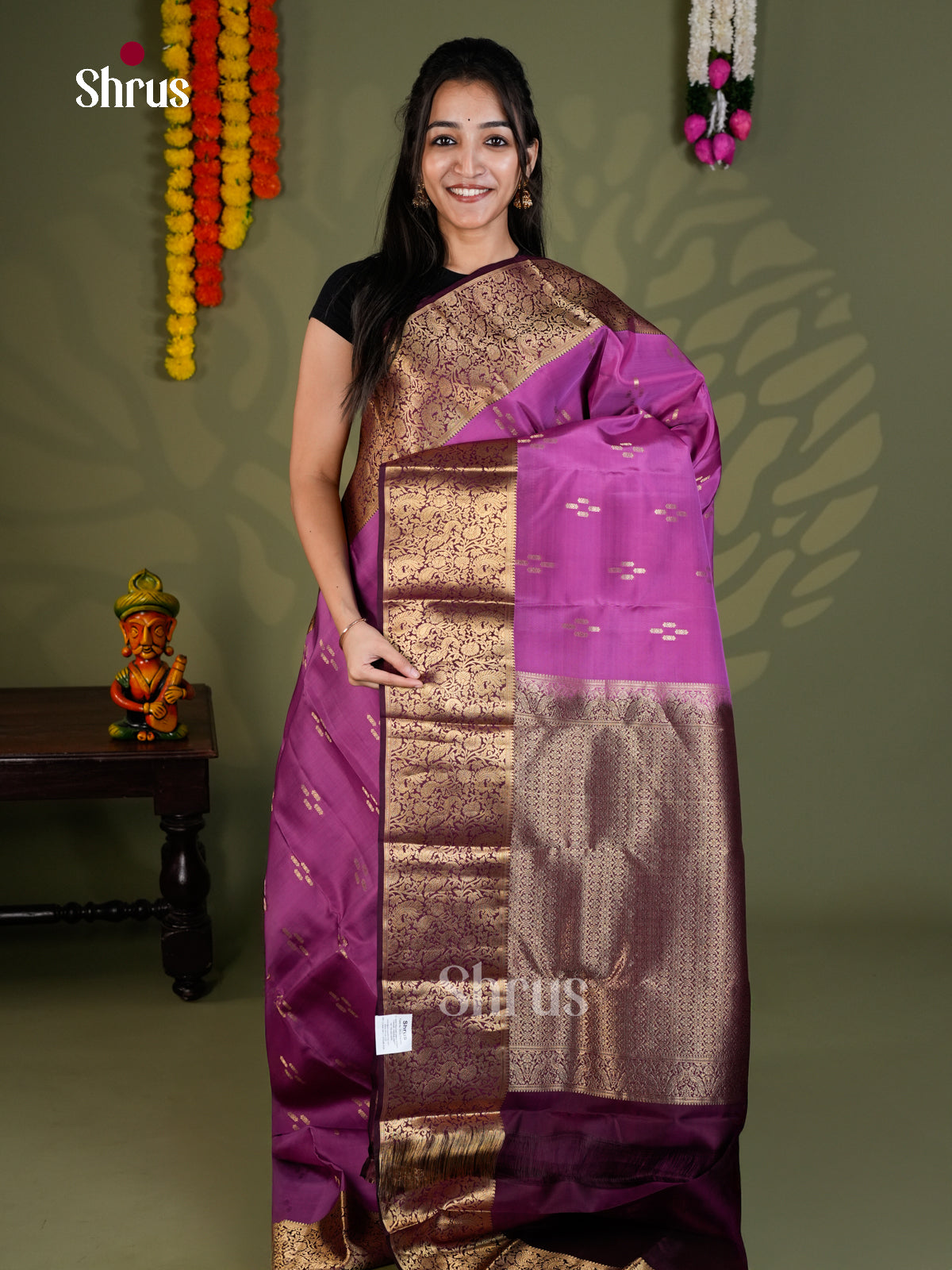 EAS28169 - Kanchipuram-halfpure - Saree - Shop on Shrus.com
