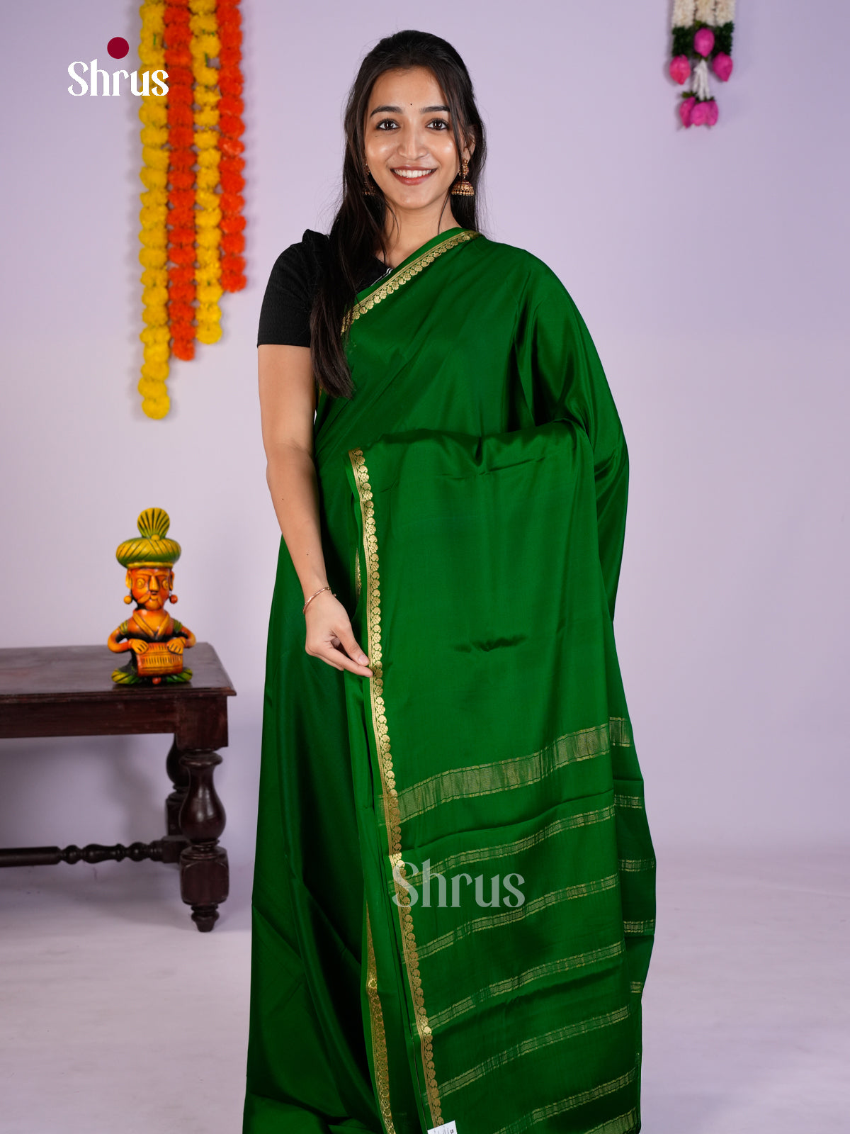 EAS28230 - Mysore Silk - Saree - Shop on Shrus.com
