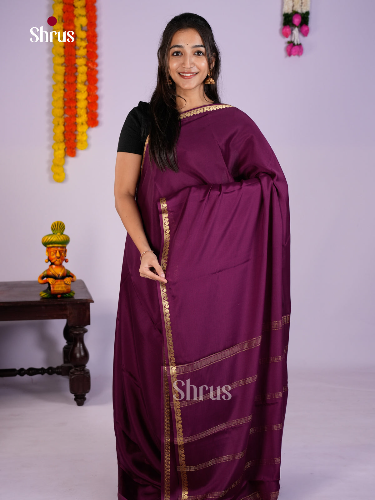 EAS28238 - Mysore Silk - Saree - Shop on Shrus.com