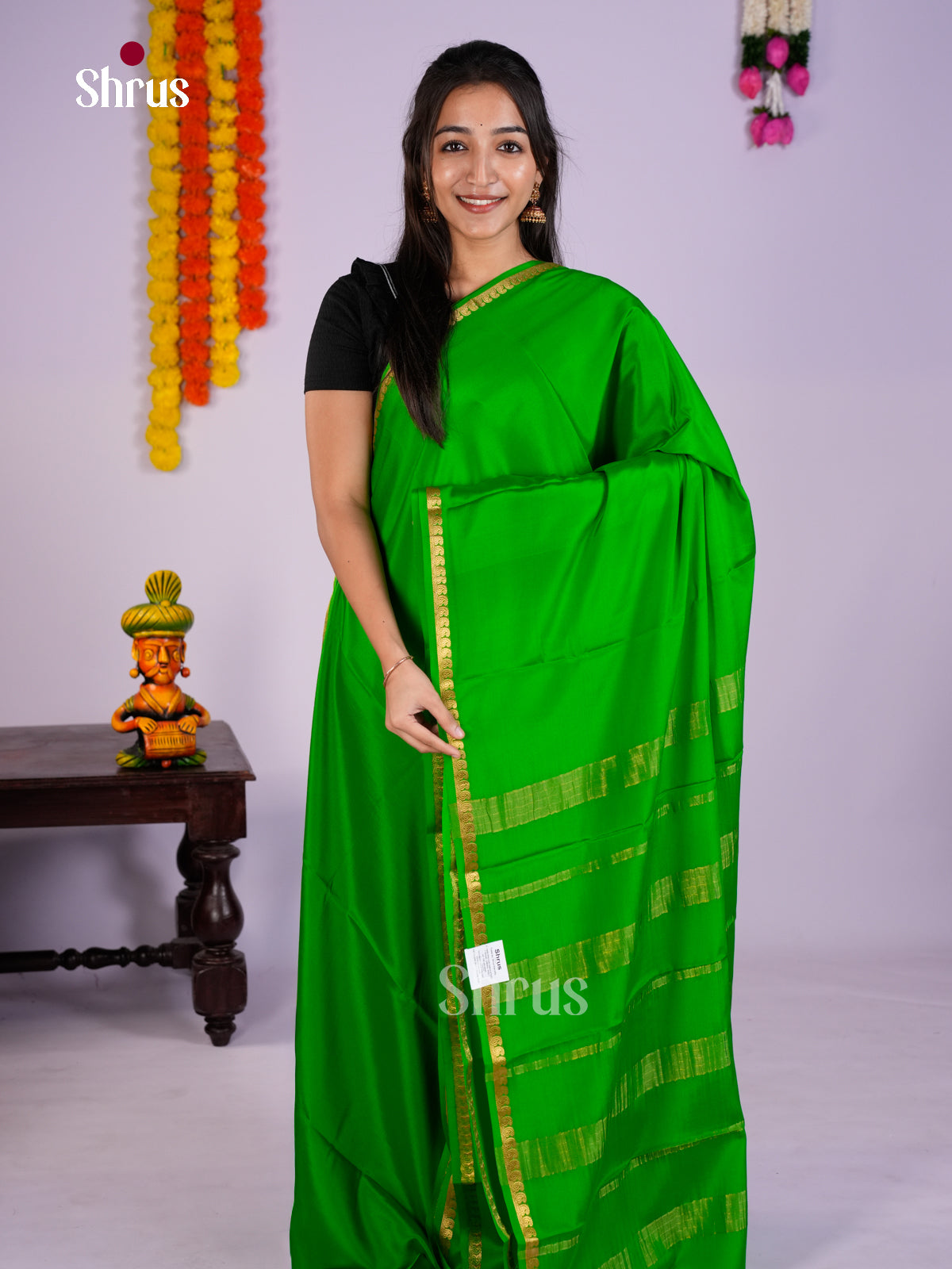 EAS28244 - Mysore Silk - Saree - Shop on Shrus.com