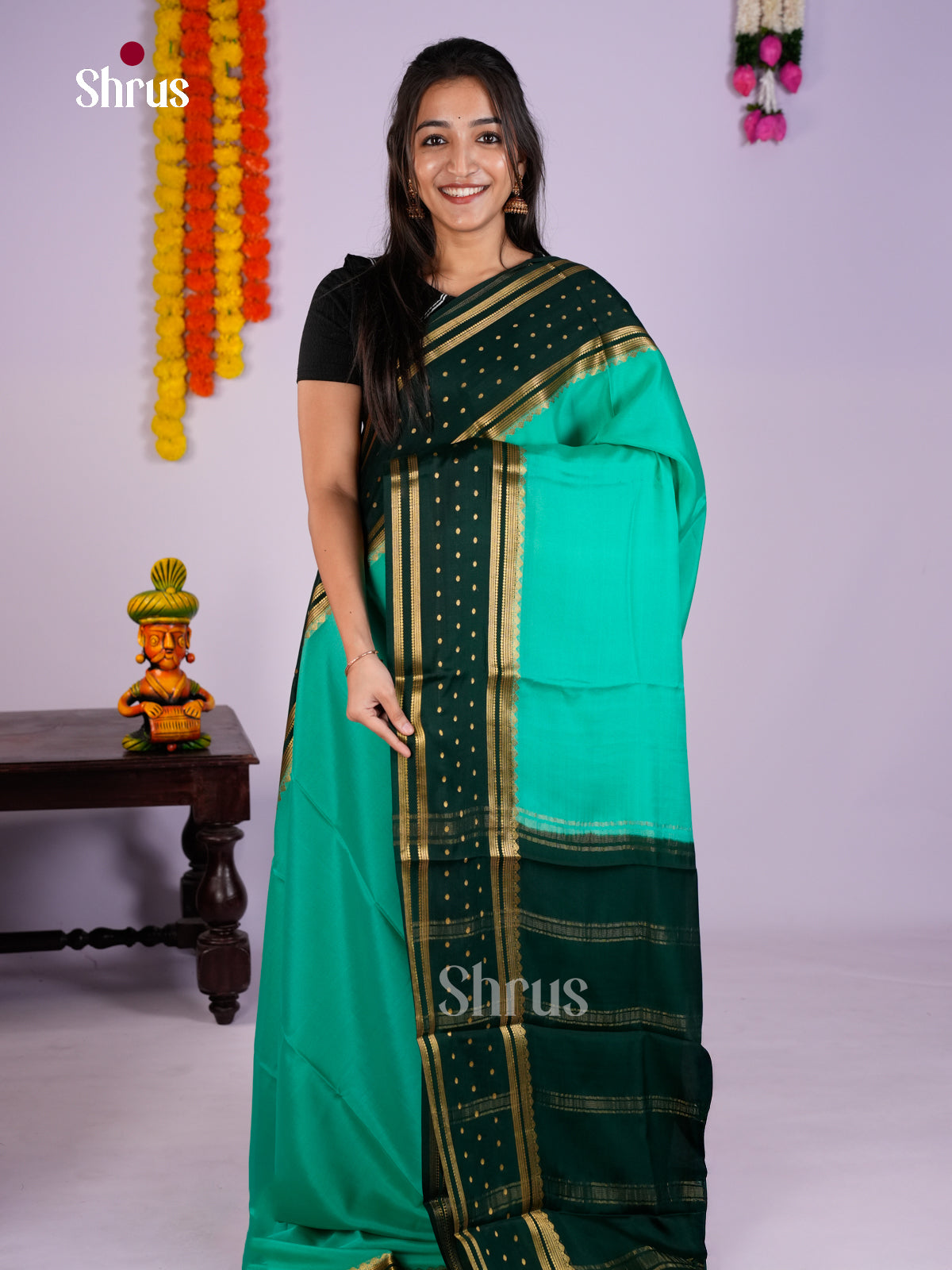 EAS28258 - Mysore Silk - Saree - Shop on Shrus.com