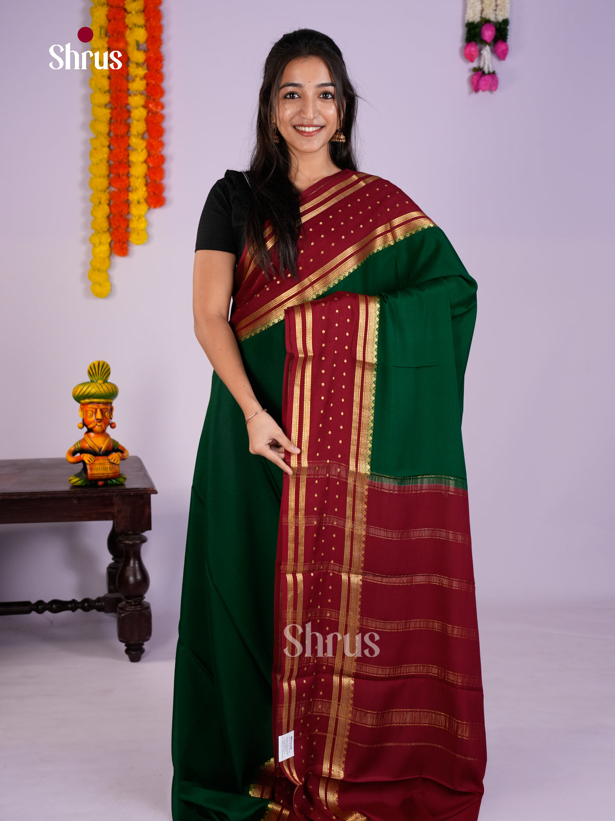 EAS28259 - Mysore Silk - Saree - Shop on Shrus.com