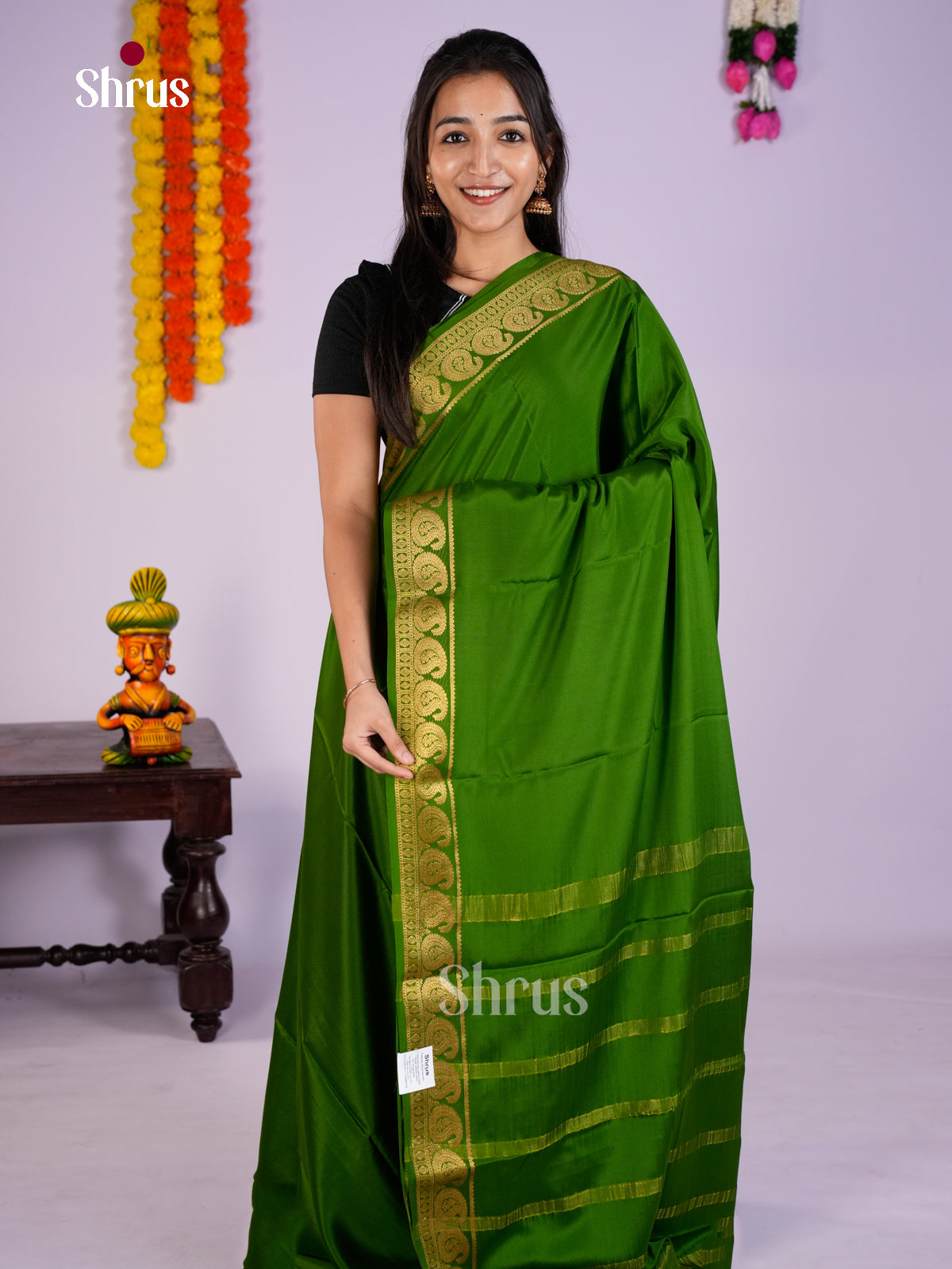 EAS28270 - Mysore Silk - Saree - Shop on Shrus.com