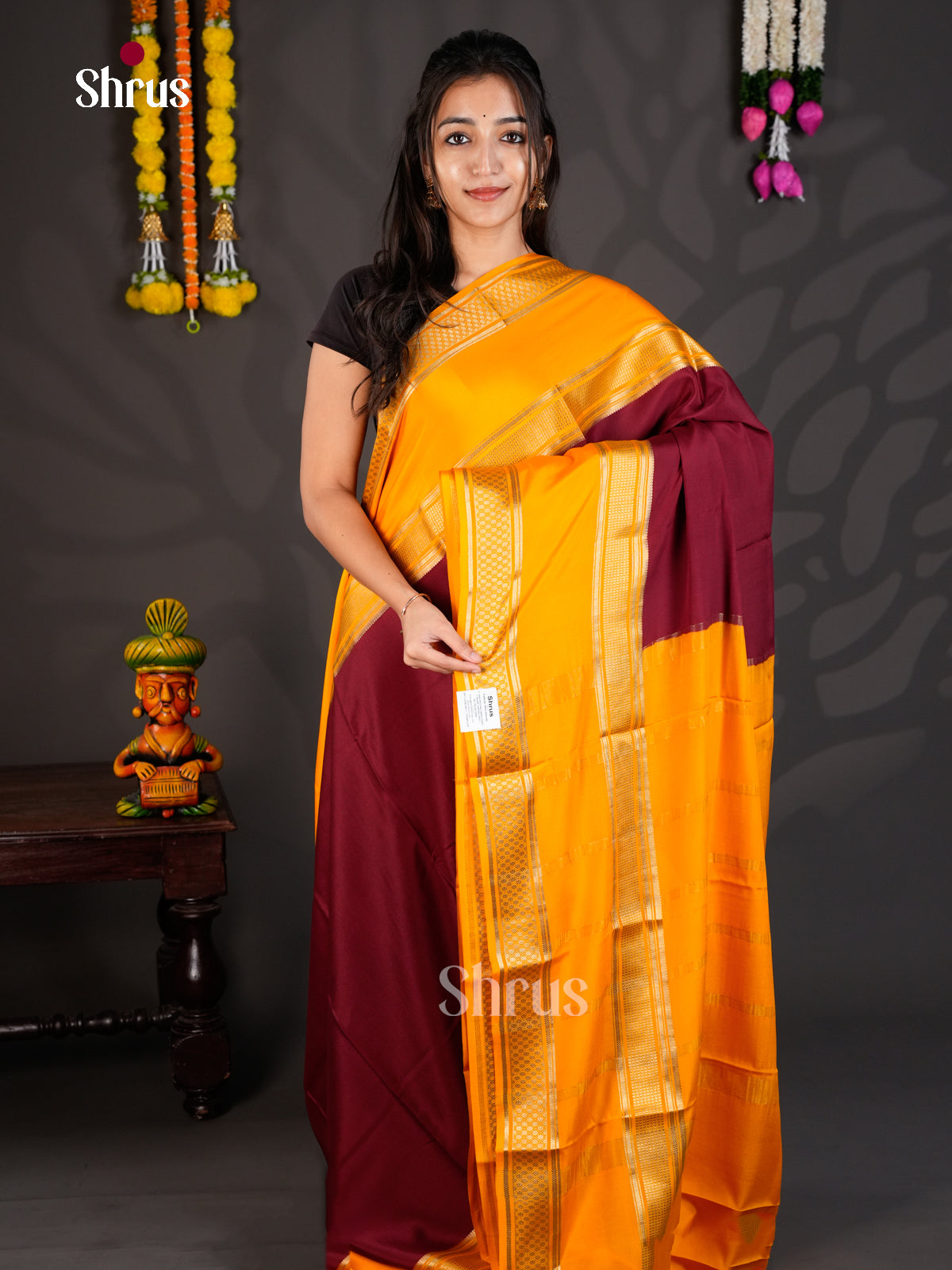 EAS28296 - Mysore Silk - Saree - Shop on Shrus.com