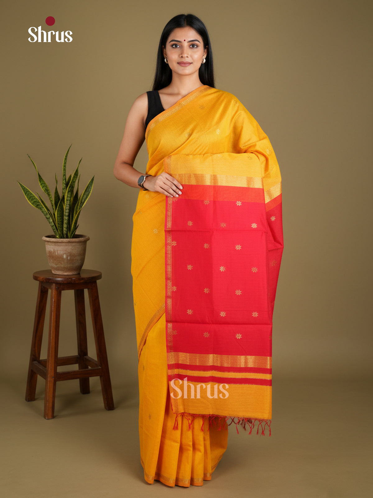 EAS29067 - Semi Maheshwari - Saree - Shop on Shrus.com