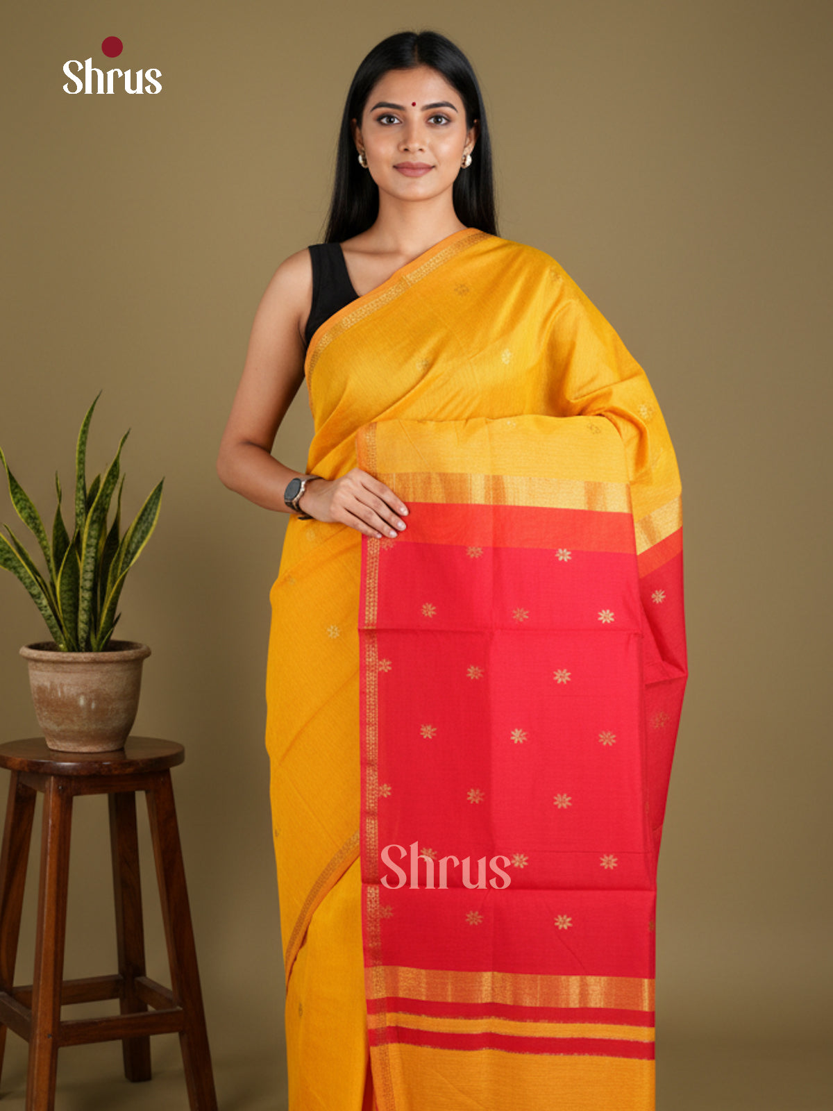 EAS29067 - Semi Maheshwari - Saree - Shop on Shrus.com