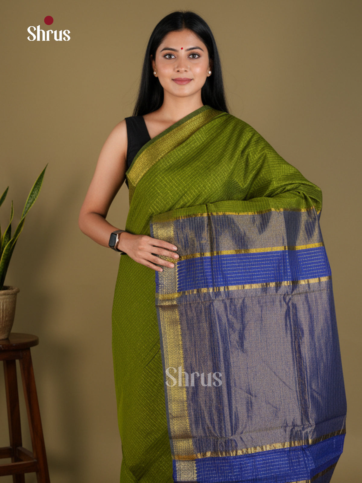 EAS29069 - Semi Maheshwari - Saree - Shop on Shrus.com