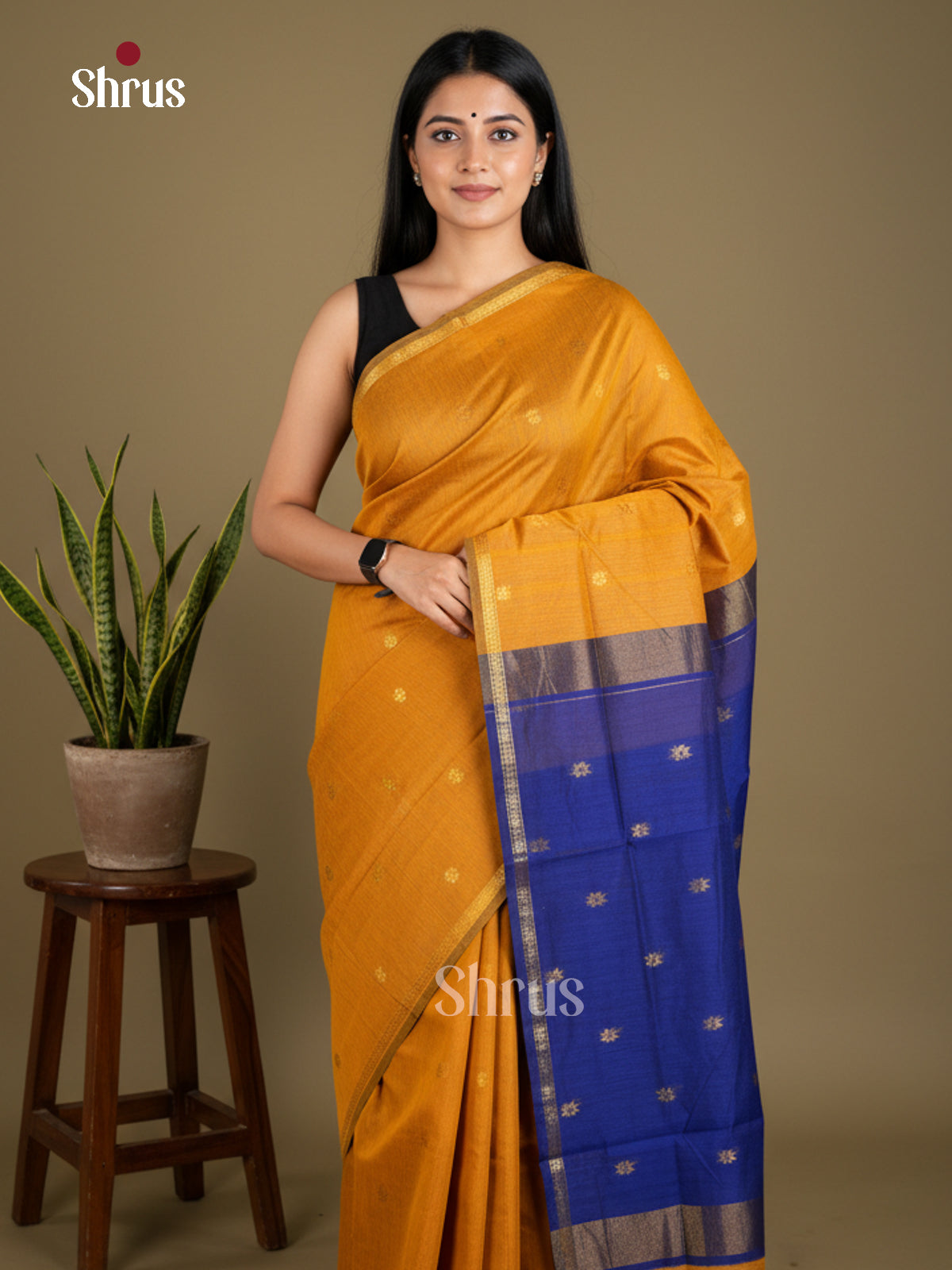 EAS29074 - Semi Maheshwari - Saree - Shop on Shrus.com