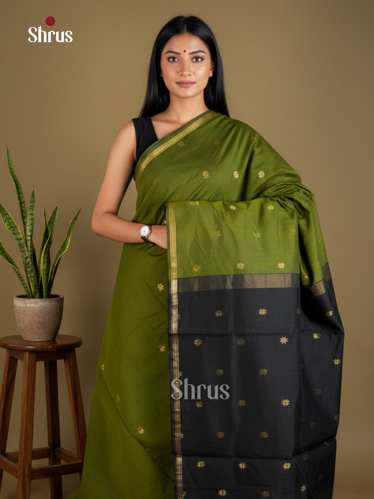 EAS29077 - Semi Maheshwari - Saree - Shop on Shrus.com