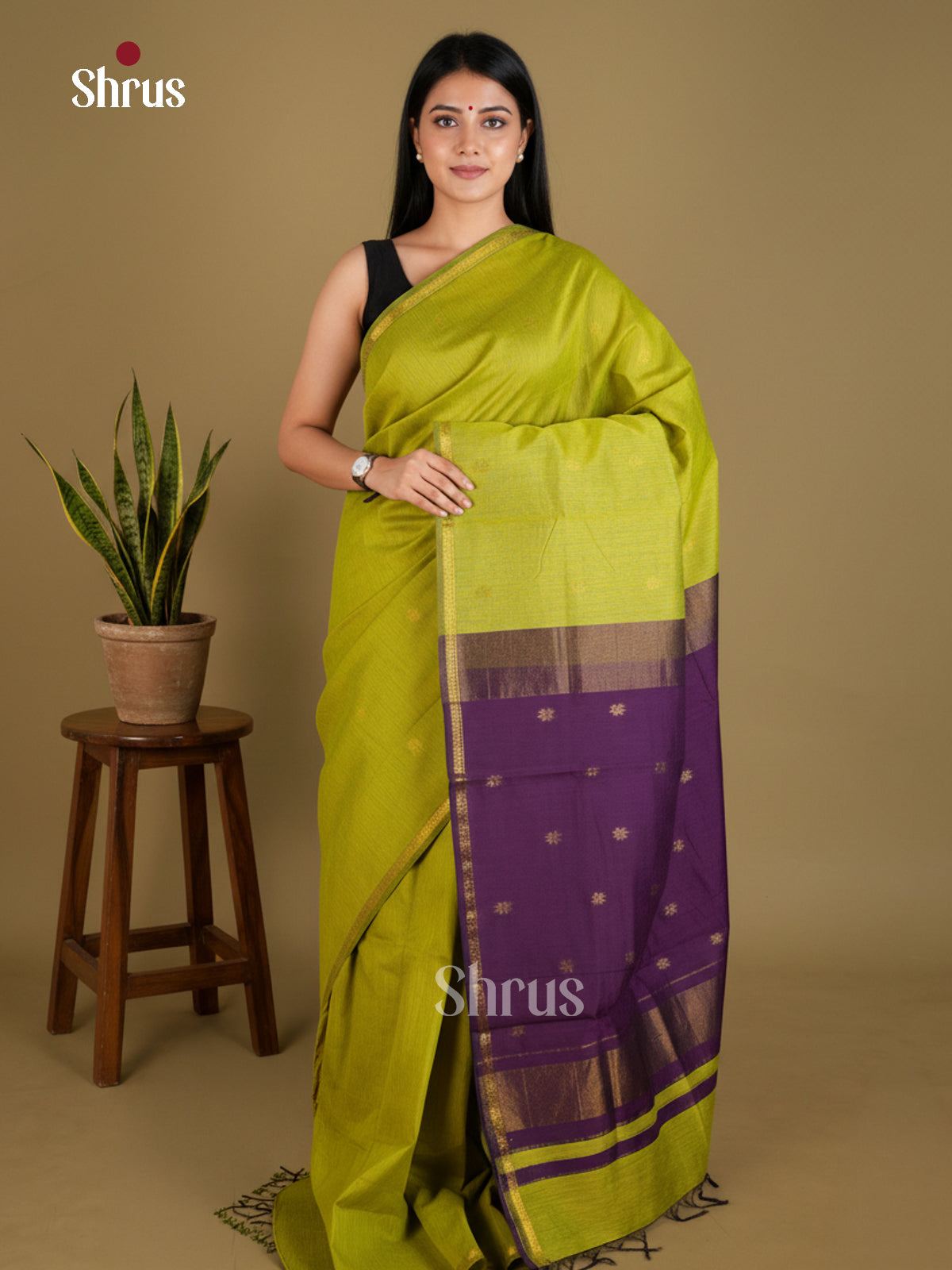 EAS29079 - Semi Maheshwari - Saree - Shop on Shrus.com