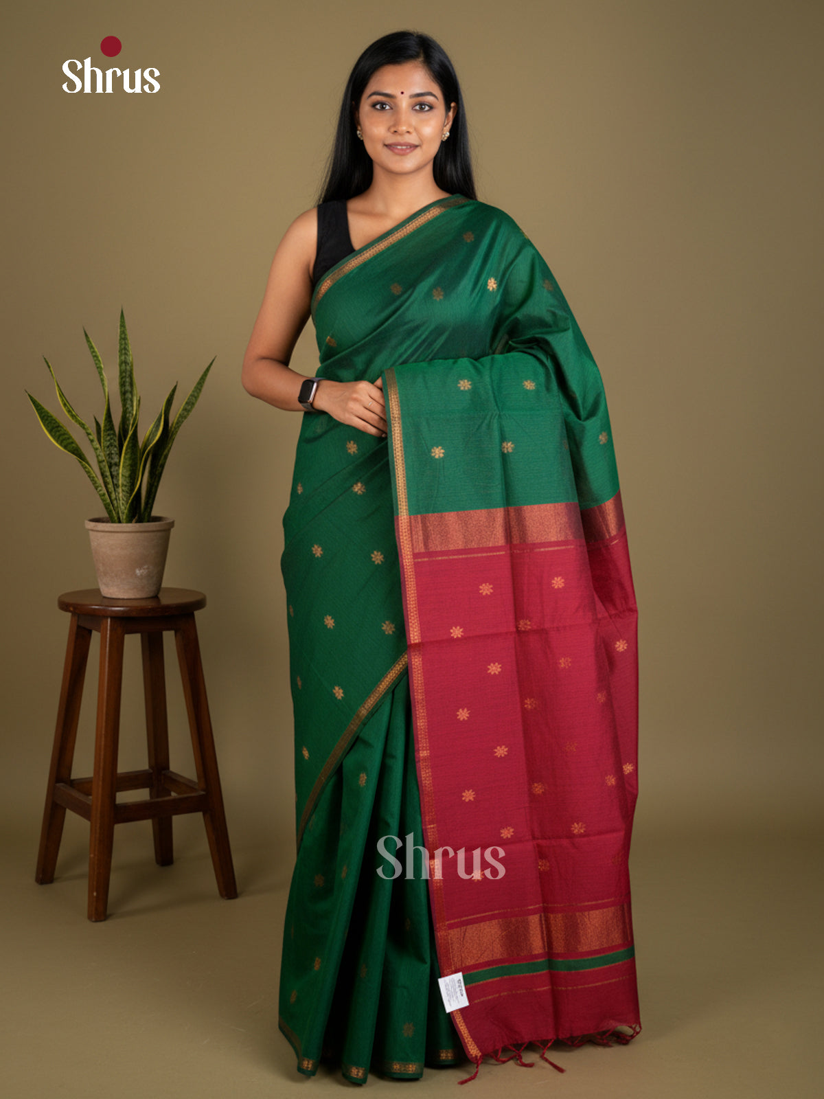EAS29084 - Semi Maheshwari - Saree - Shop on Shrus.com