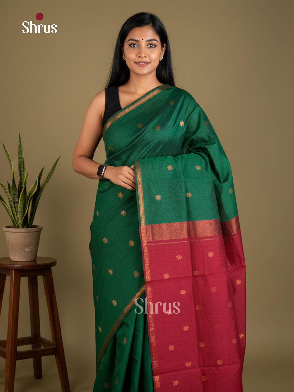 EAS29084 - Semi Maheshwari - Saree - Shop on Shrus.com