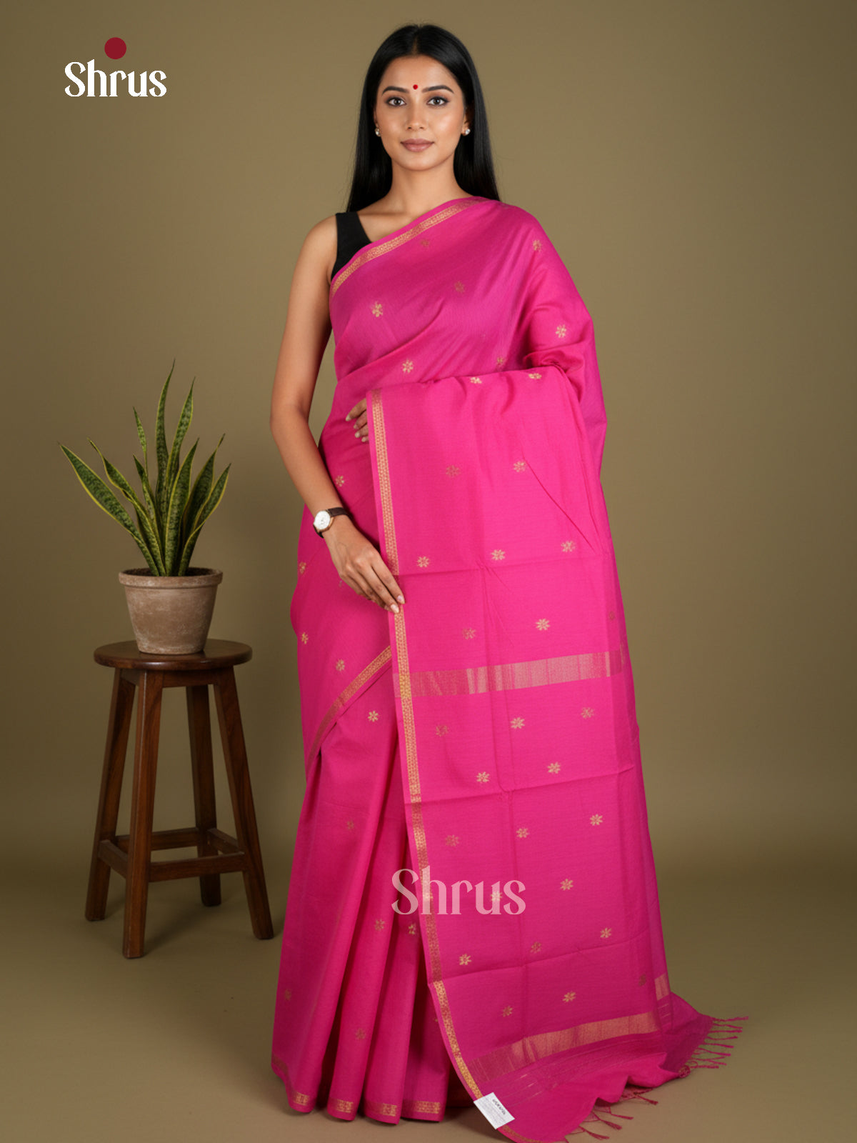 EAS29088 - Semi Maheshwari - Saree - Shop on Shrus.com