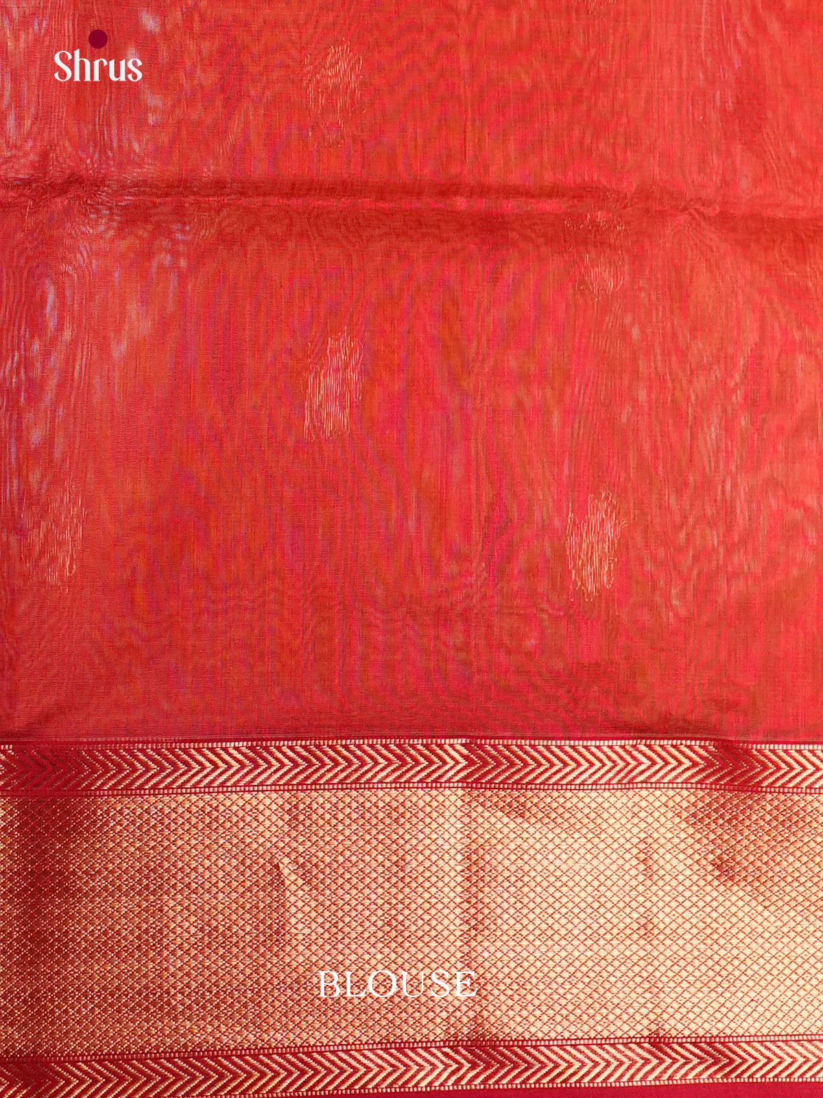 Mustard & red  - Maheshwari silkcotton - Saree - EAS30025 - Shop on Shrus.com