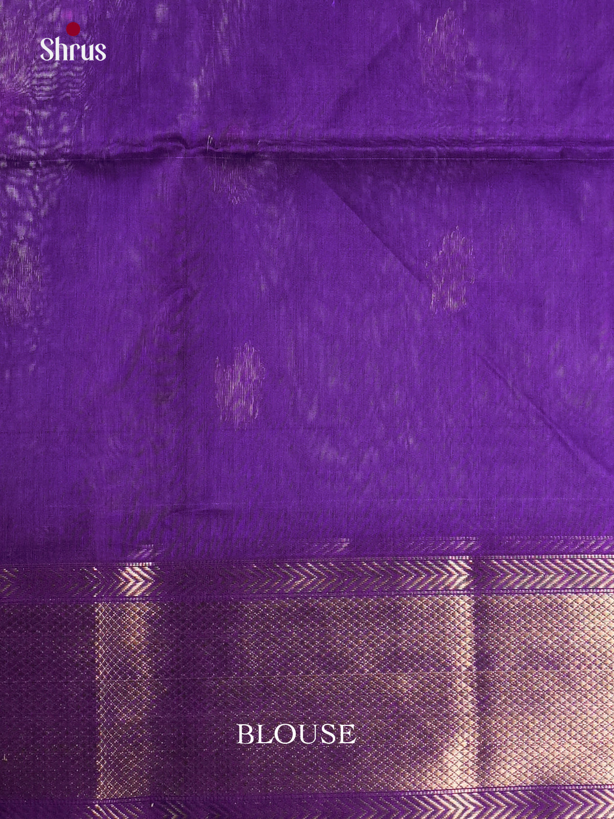 Blue & Violet -EAS30026 - Maheshwari silkcotton - Saree - Shop on Shrus.com