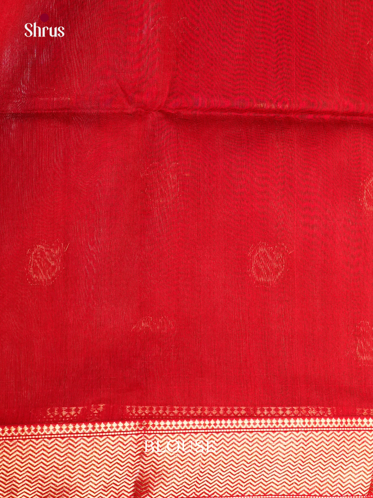 Grey & Red - Maheshwari silkcotton - Saree- EAS30029 - Shop on Shrus.com