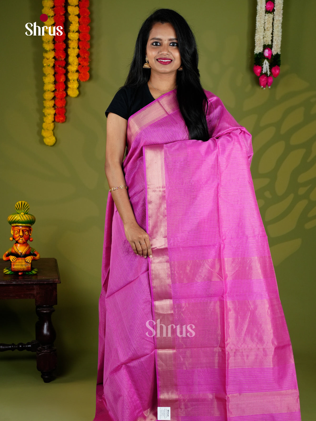 EAS30228 - Maheshwari silkcotton - Saree - Shop on Shrus.com