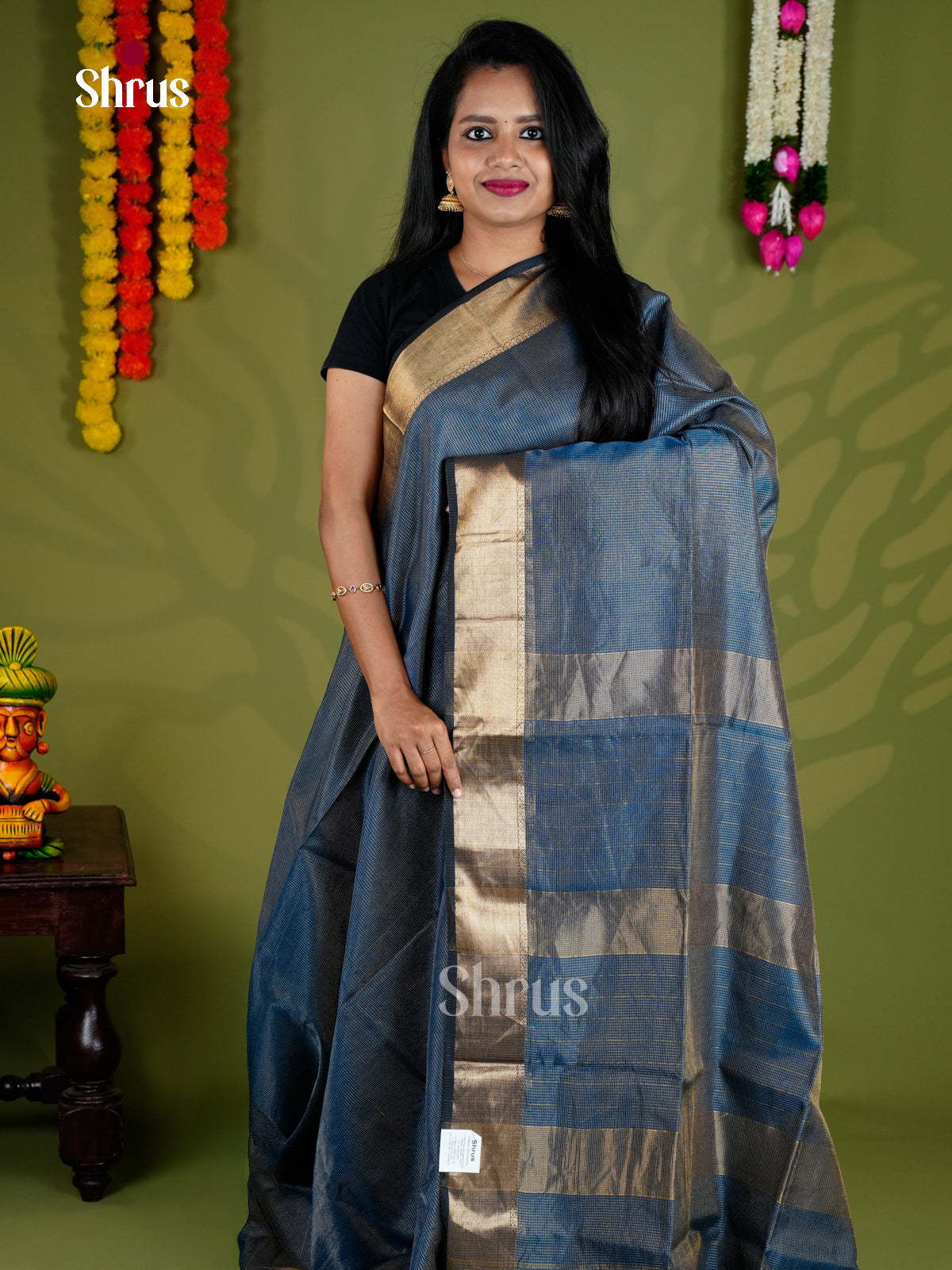 EAS30261 - Maheshwari silkcotton - Saree - Shop on Shrus.com