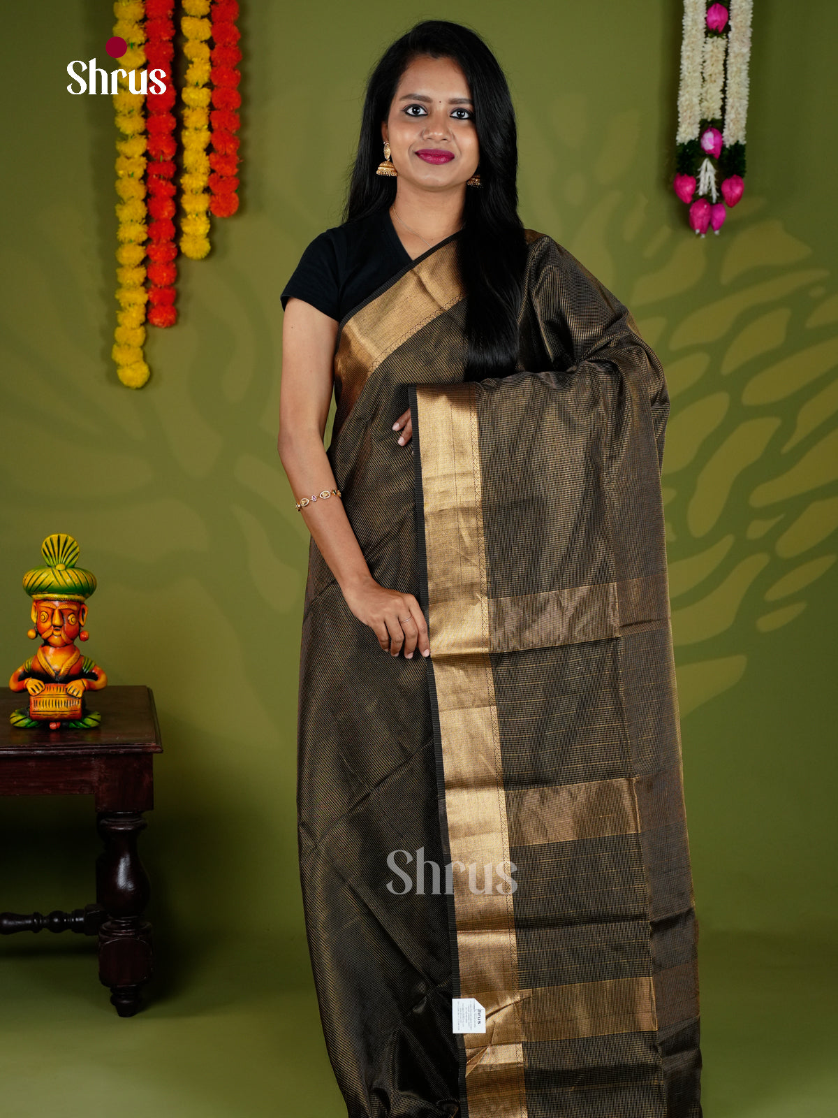 EAS30262 - Maheshwari silkcotton - Saree - Shop on Shrus.com