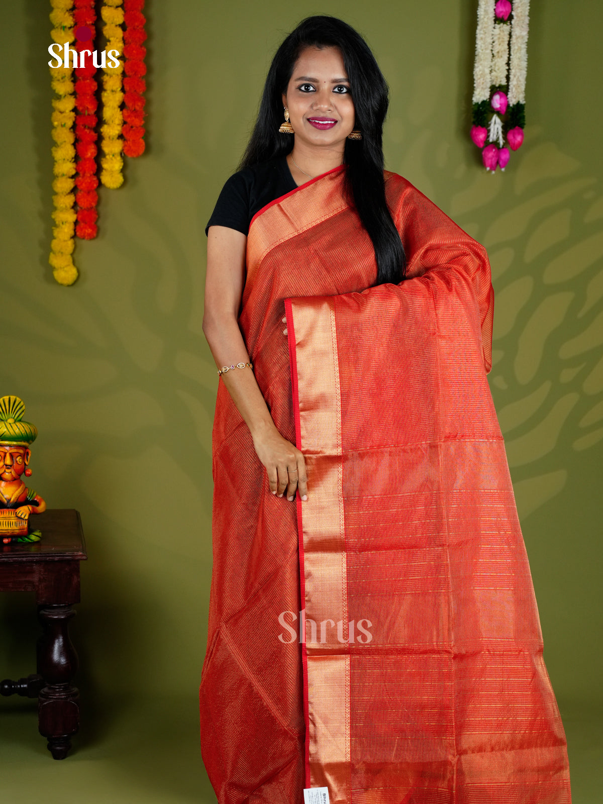 EAS30266 - Maheshwari silkcotton - Saree - Shop on Shrus.com