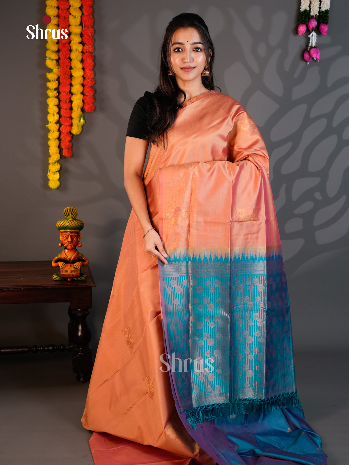 EAS30383 - Semi Softsilk - Saree - Shop on Shrus.com