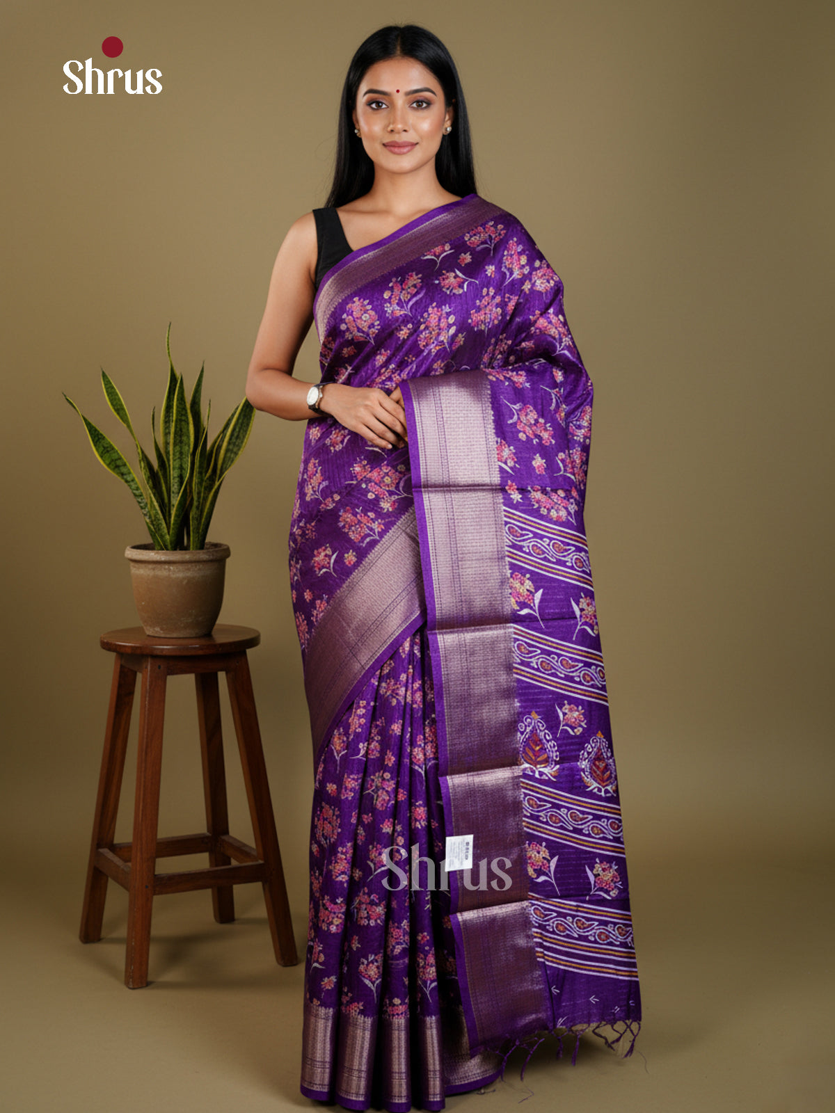 EAS30476 - Semi Crepe - Saree - Shop on Shrus.com