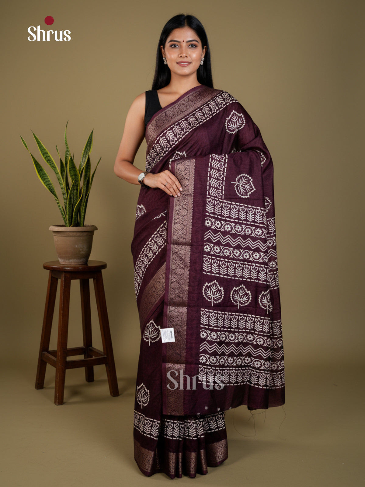 EAS30489 - Semi Crepe - Saree - Shop on Shrus.com