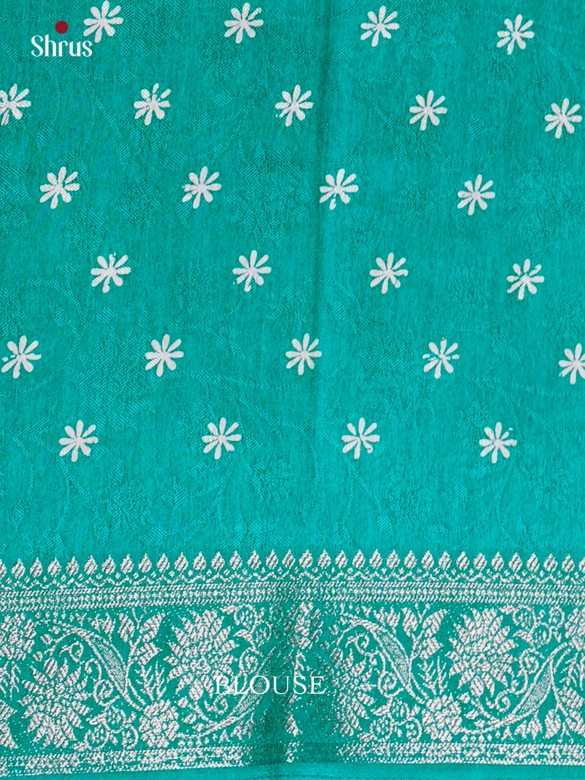 Green  - Semi Crepe  Saree- EAS30490 - Shop on Shrus.com
