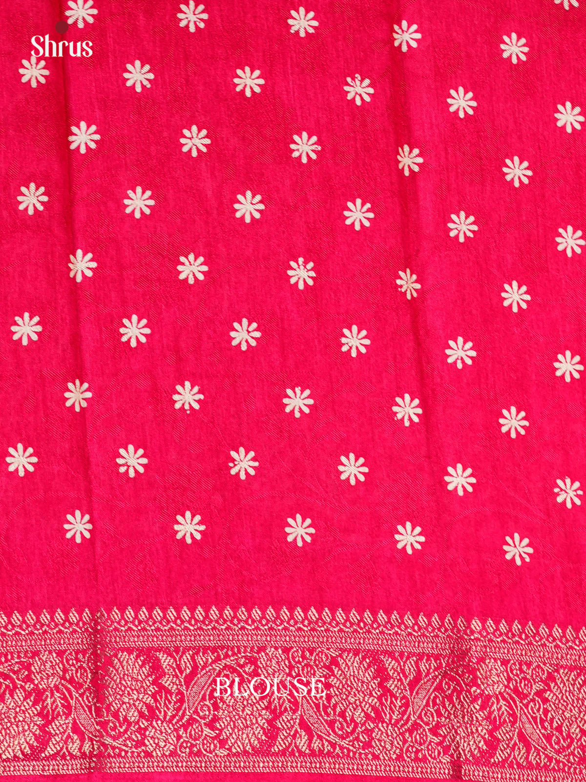 Pink  - Semi Crepe  Saree- EAS30492 - Shop on Shrus.com