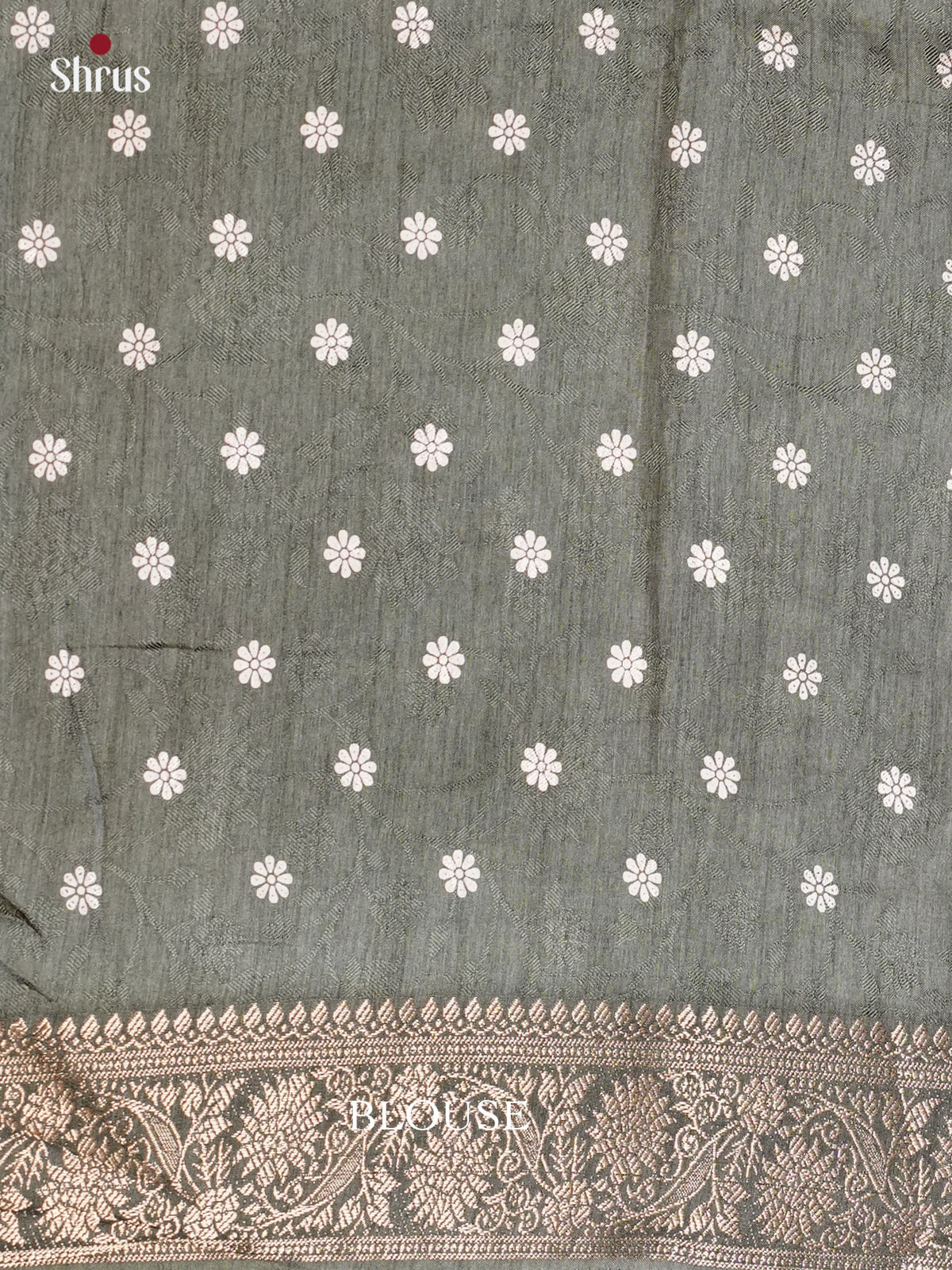 Mint Green - Semi Crepe - Saree - EAS30497 - Shop on Shrus.com